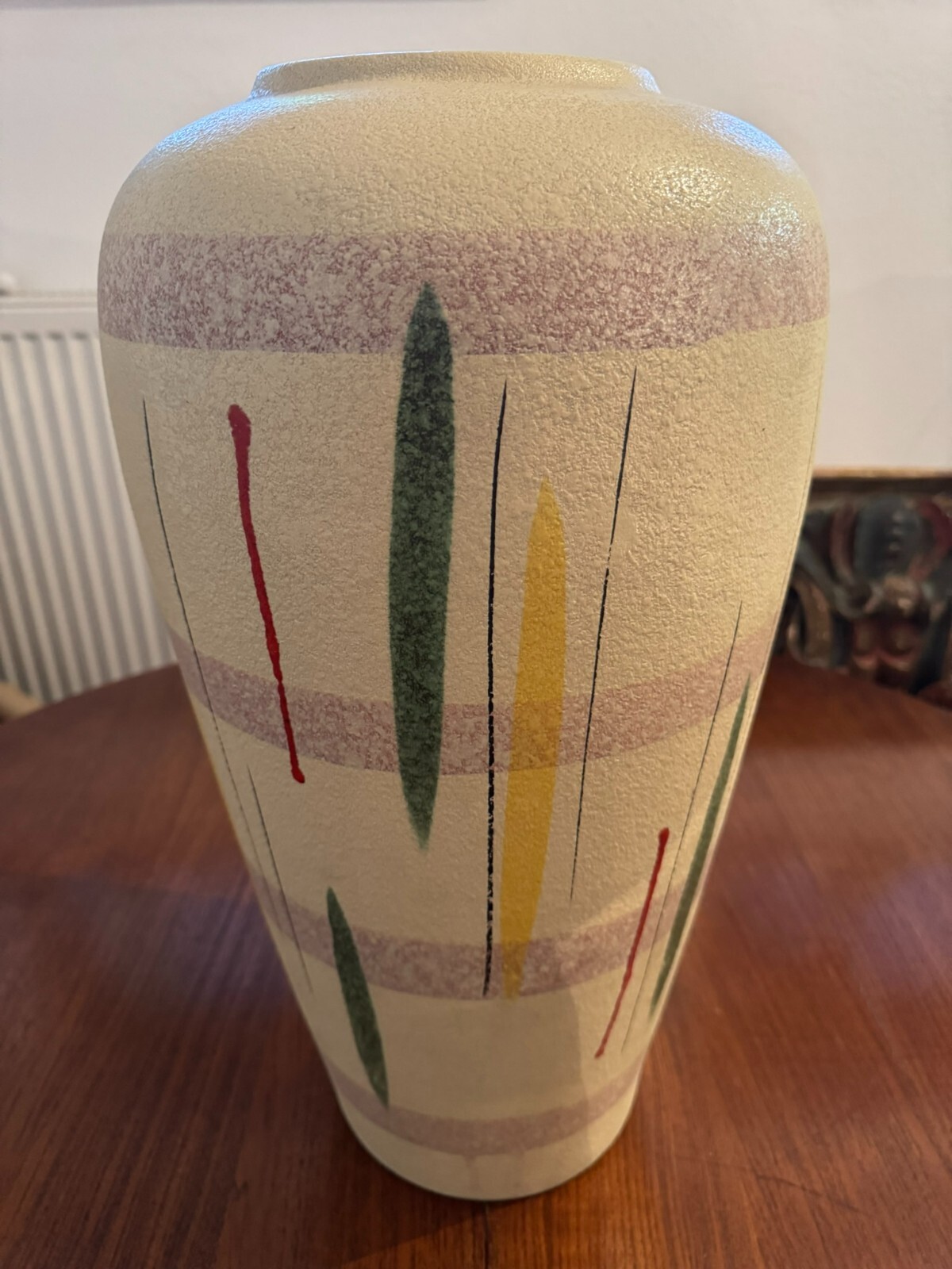 VINTAGE KERAMIK VASE WEST GERMANY 52cm KERAMIKVASE