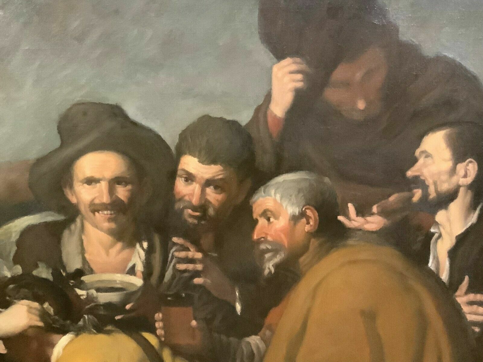 TRIUMPH DES BACCHUS GEMÄLDE ALTMEISTER KOPIE NACH DIEGO VELASQUEZ LOS BORRACHOS – Bild 4