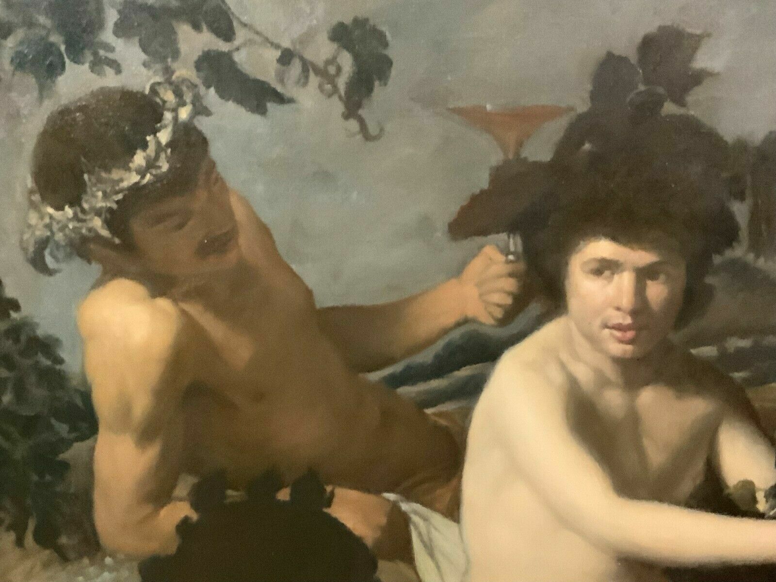 TRIUMPH DES BACCHUS GEMÄLDE ALTMEISTER KOPIE NACH DIEGO VELASQUEZ LOS BORRACHOS – Bild 5