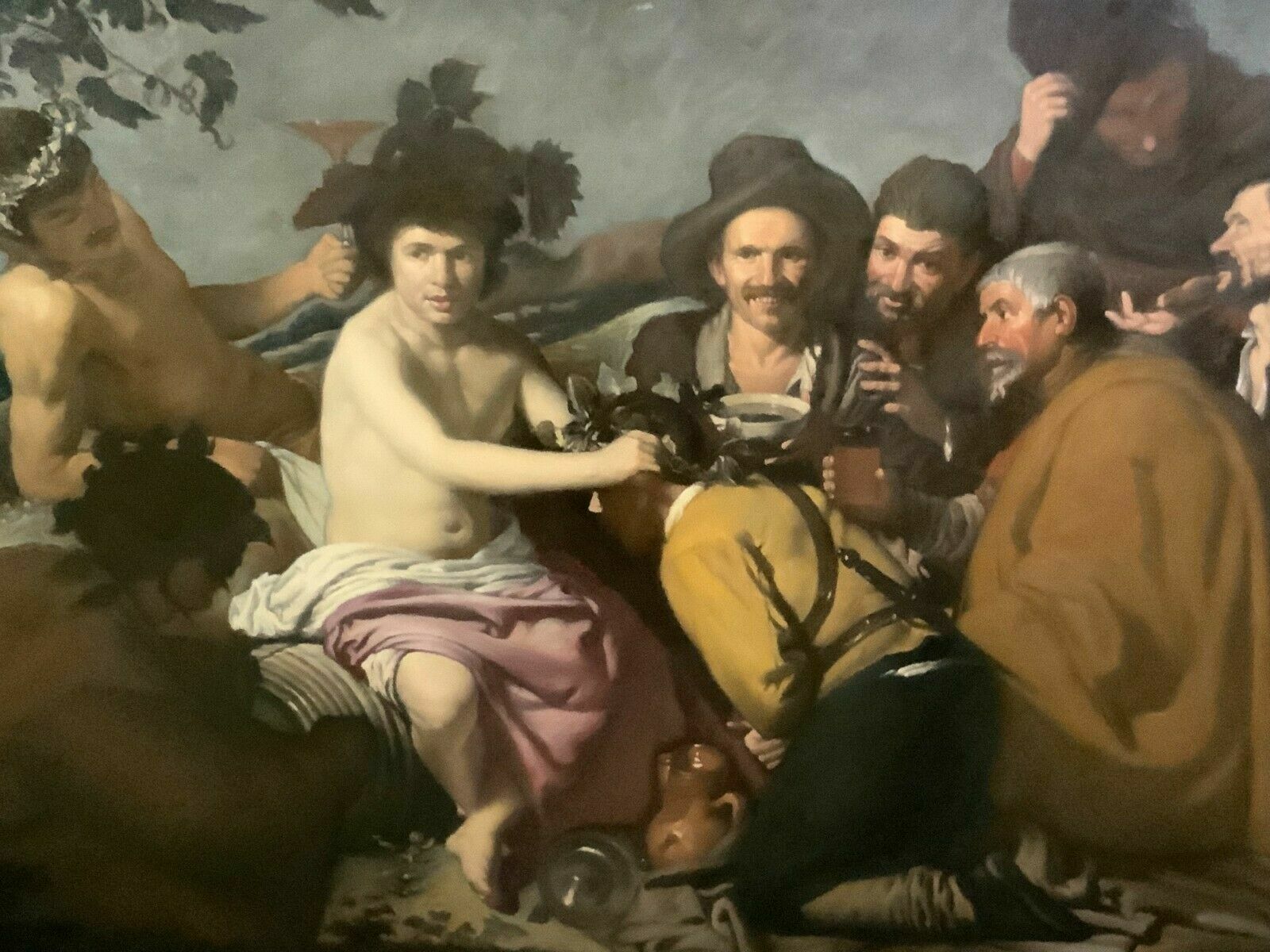 TRIUMPH DES BACCHUS GEMÄLDE ALTMEISTER KOPIE NACH DIEGO VELASQUEZ LOS BORRACHOS