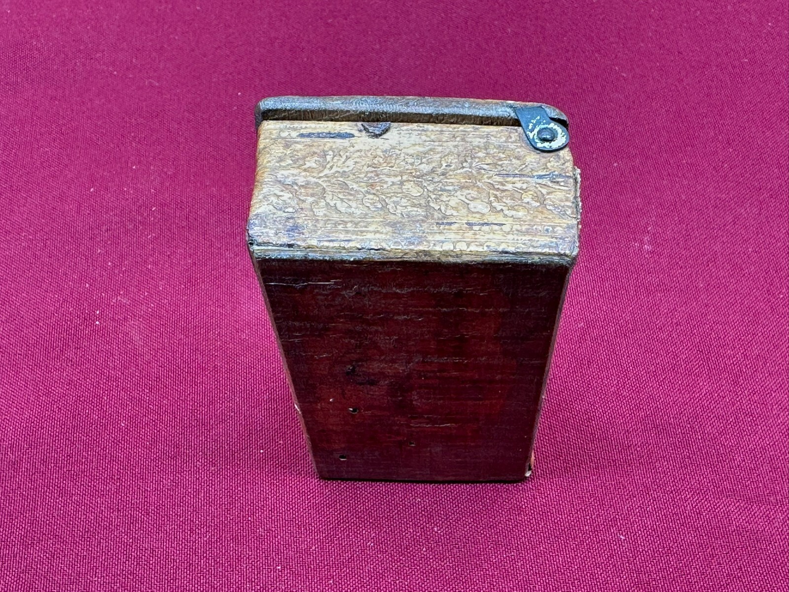 ANTIKE SCHNUPFTABAKDOSE DOSE BIRKENRINDE GEPRÄGT – Bild 5