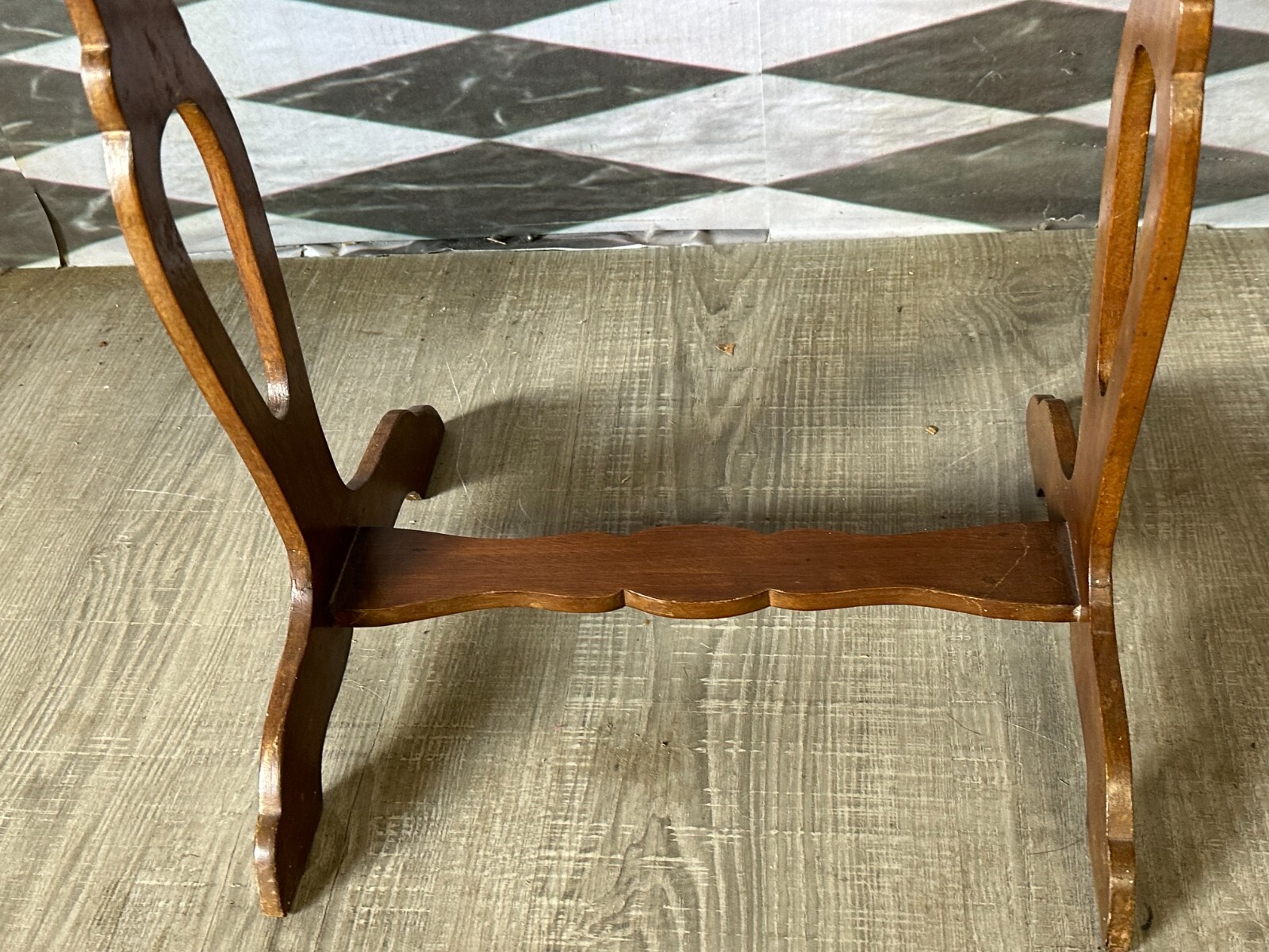 VINTAGE BEISTELLTISCH UM 1970 NIERENFORM MAHAGONI – Bild 8