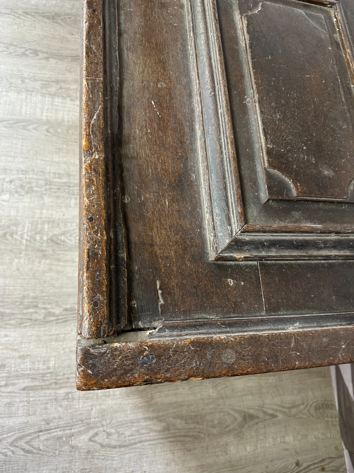 ANTIKE TRUHE BAROCKTRUHE HOLZ MASSIV 19 TES JHDT – Bild 15