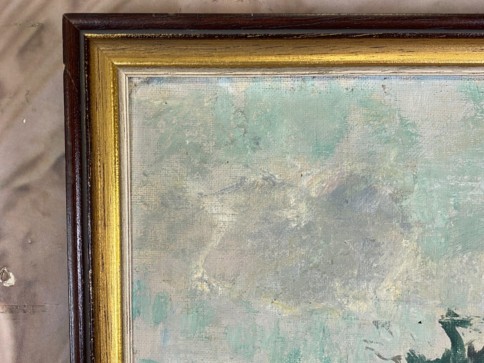 ÖLGEMÄLDE SEE LANDSCHAFT GEMÄLDE SIGNIERT HANS STADLBERGER – Bild 8