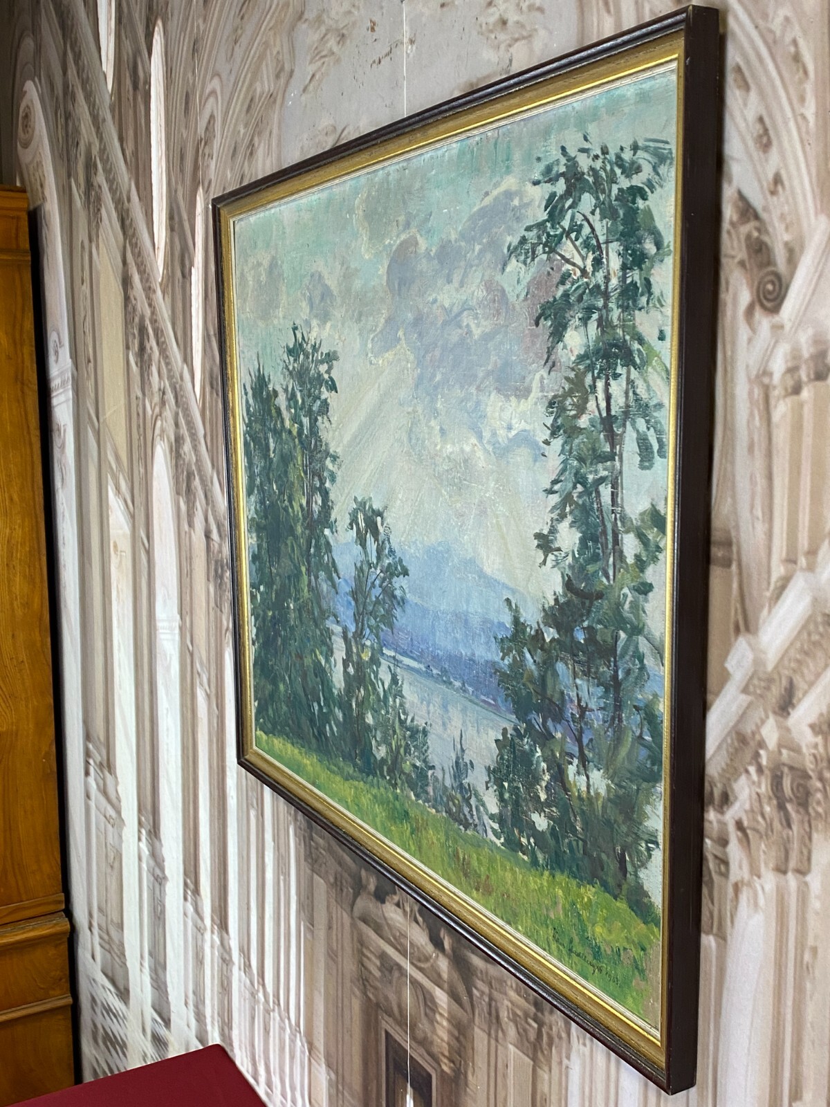 ÖLGEMÄLDE SEE LANDSCHAFT GEMÄLDE SIGNIERT HANS STADLBERGER – Bild 10