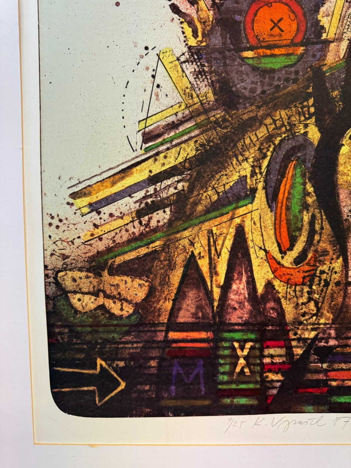 Karel VYSUSIL (1926-2014) SIGNIERTE LITHOGRAFIE ATOMARE ZEIT 9/25 – Bild 12