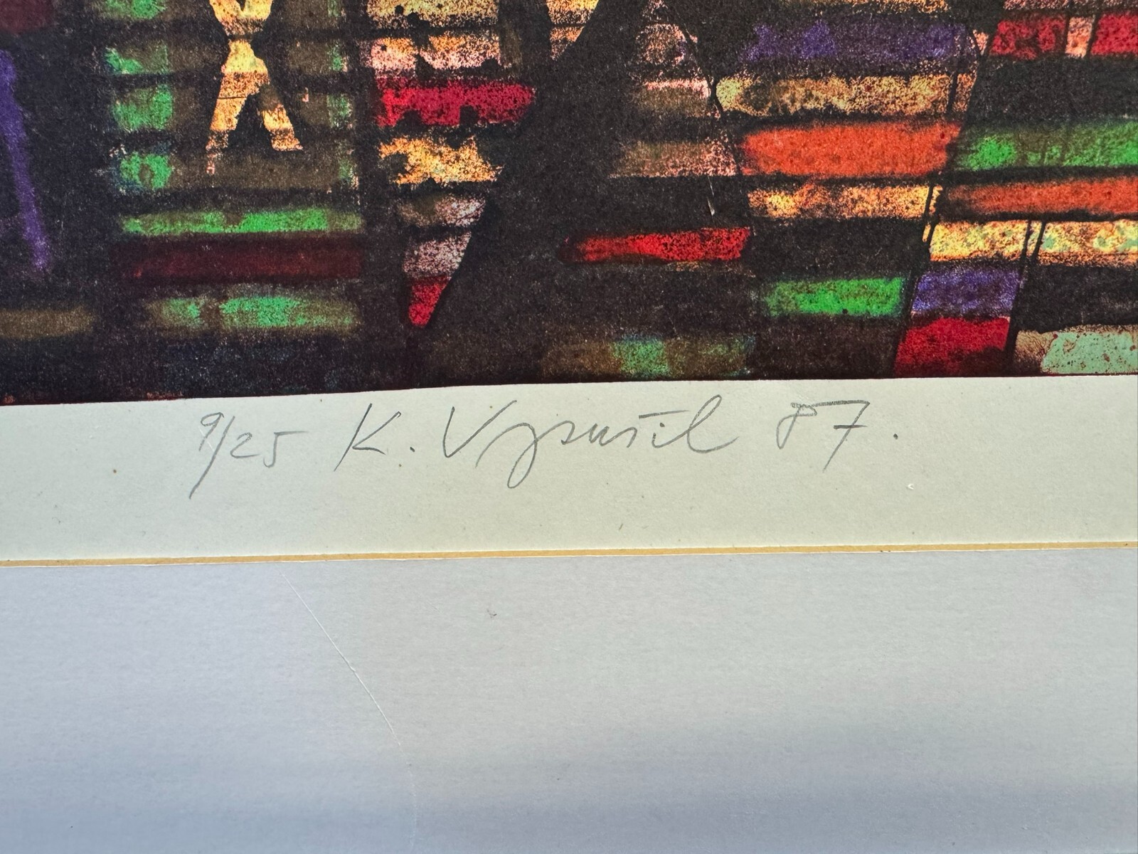 Karel VYSUSIL (1926-2014) SIGNIERTE LITHOGRAFIE ATOMARE ZEIT 9/25 – Bild 16