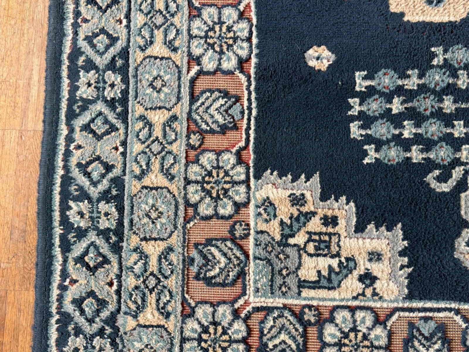 ALTER ORIENTTEPPICH BRÜCKE TEPPICH AUS WOLLE 175x115cm – Bild 9