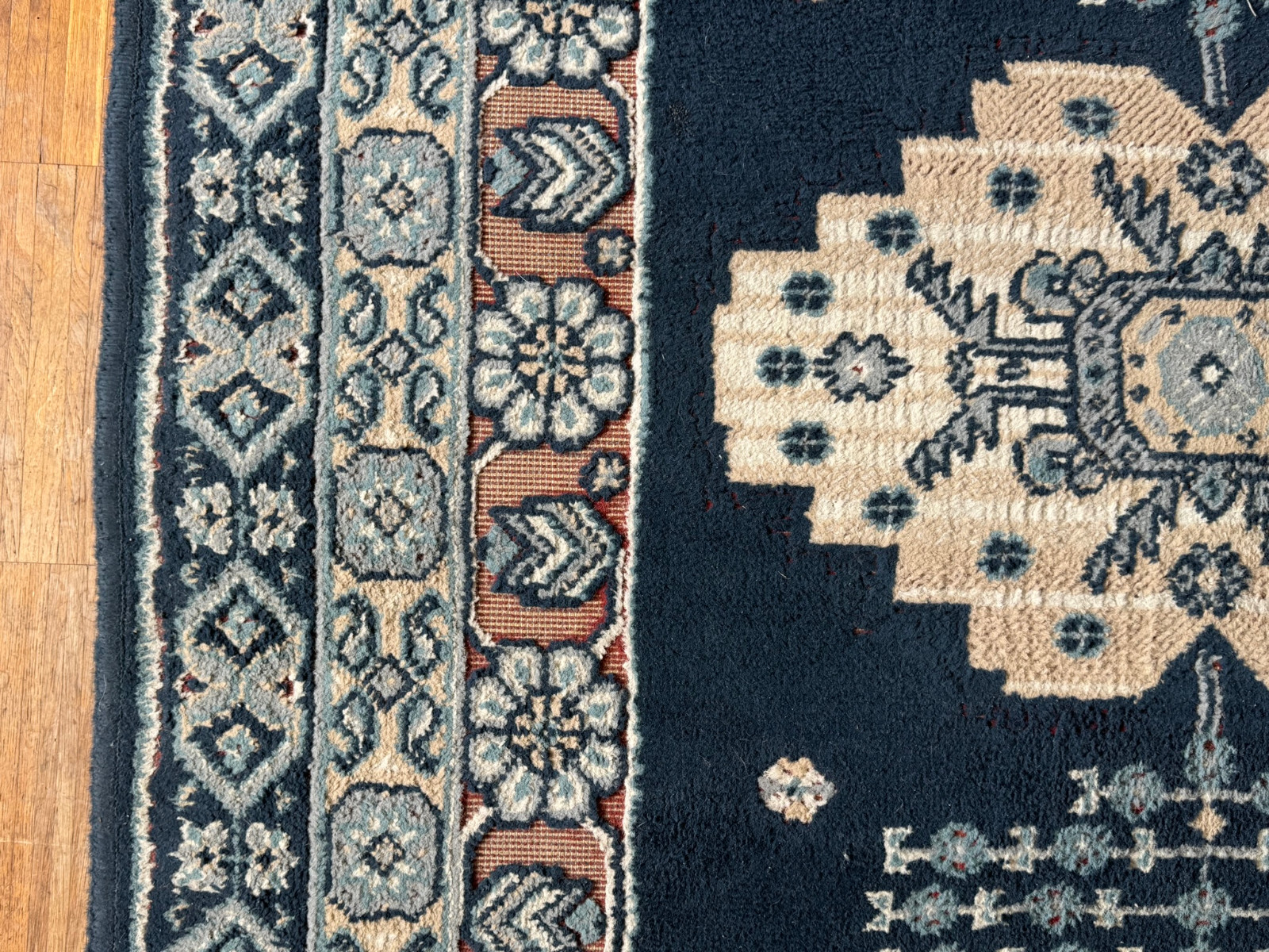 ALTER ORIENTTEPPICH BRÜCKE TEPPICH AUS WOLLE 175x115cm – Bild 10