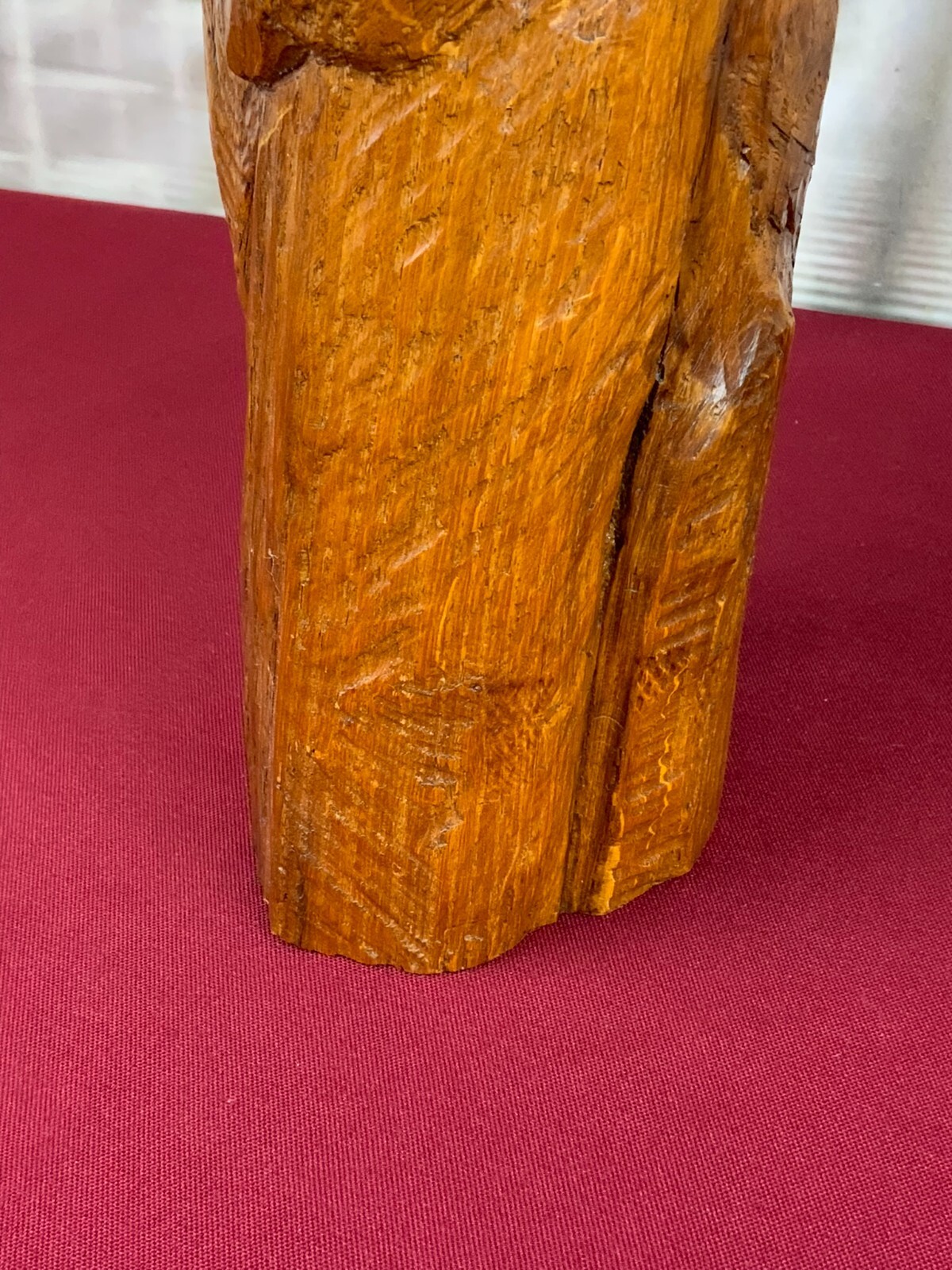 HEILIGENFIGUR SKULPTUR AUS HOLZ HEILIGE MARIA MIT DEM JESUS KIND AUS 1975 – Bild 11