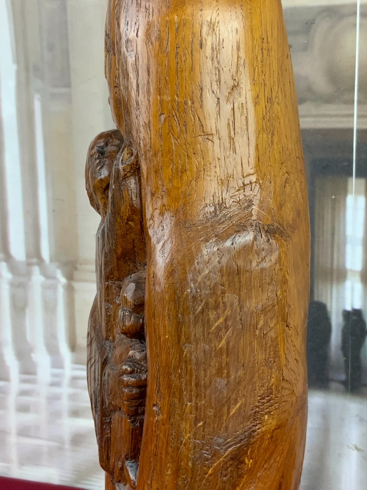 HEILIGENFIGUR SKULPTUR AUS HOLZ HEILIGE MARIA MIT DEM JESUS KIND AUS 1975 – Bild 13