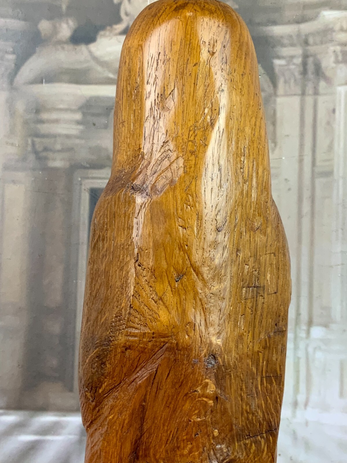 HEILIGENFIGUR SKULPTUR AUS HOLZ HEILIGE MARIA MIT DEM JESUS KIND AUS 1975 – Bild 17