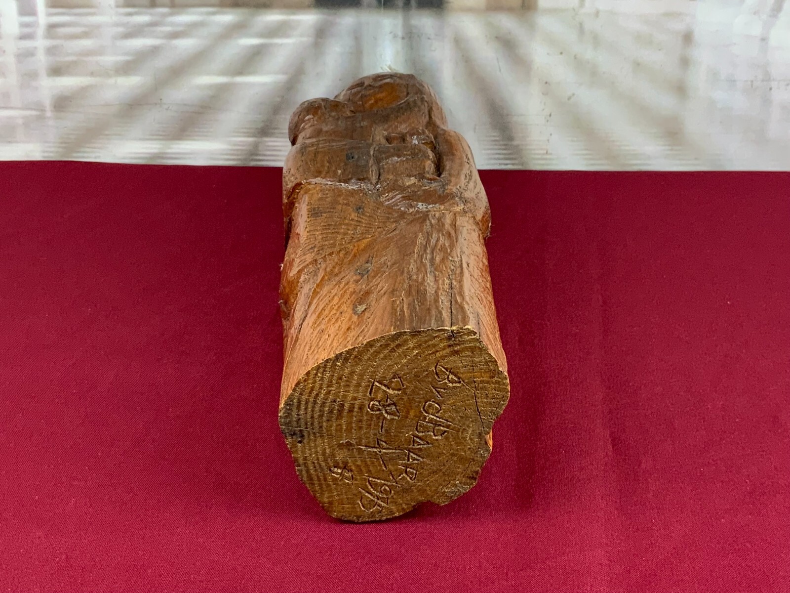HEILIGENFIGUR SKULPTUR AUS HOLZ HEILIGE MARIA MIT DEM JESUS KIND AUS 1975 – Bild 19