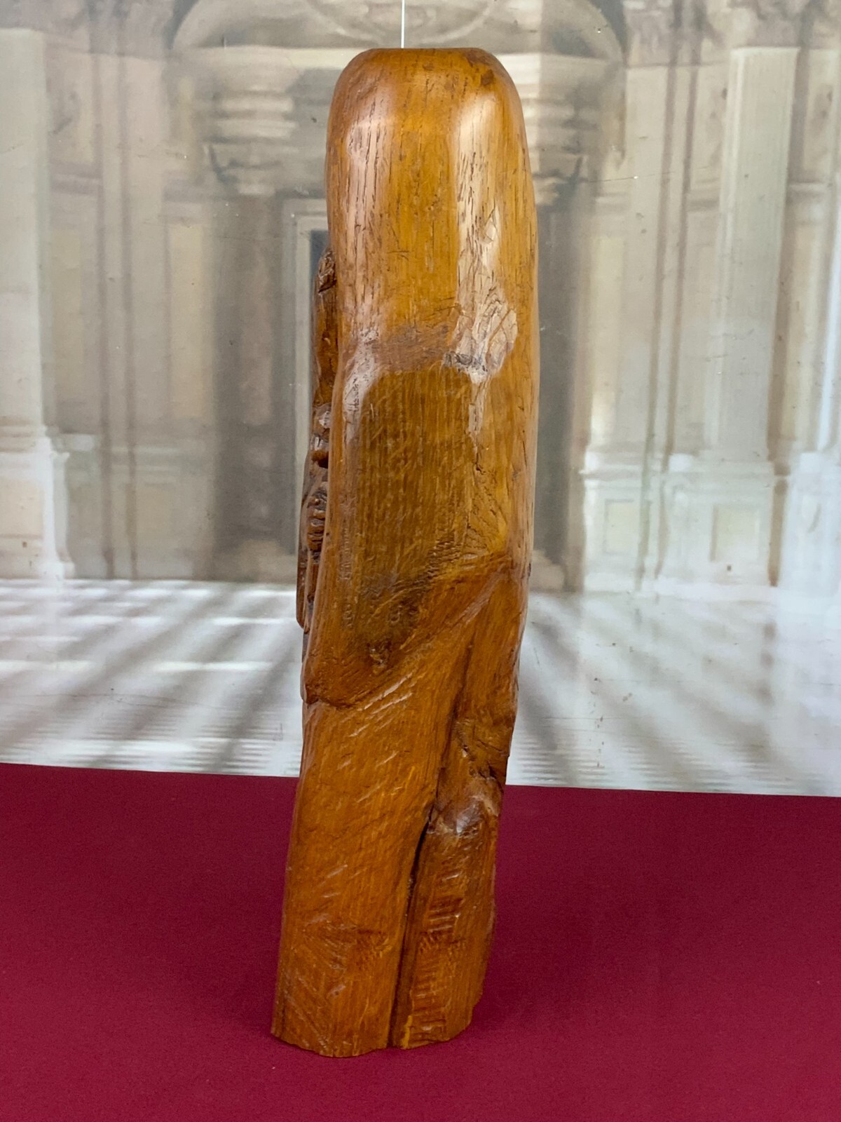 HEILIGENFIGUR SKULPTUR AUS HOLZ HEILIGE MARIA MIT DEM JESUS KIND AUS 1975 – Bild 5