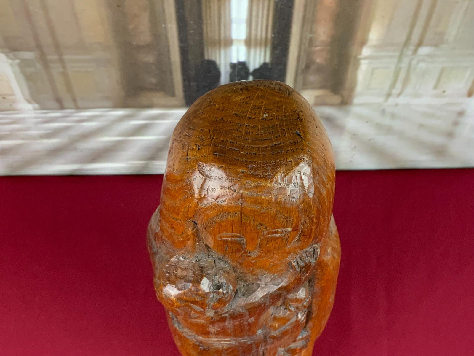 HEILIGENFIGUR SKULPTUR AUS HOLZ HEILIGE MARIA MIT DEM JESUS KIND AUS 1975 – Bild 6