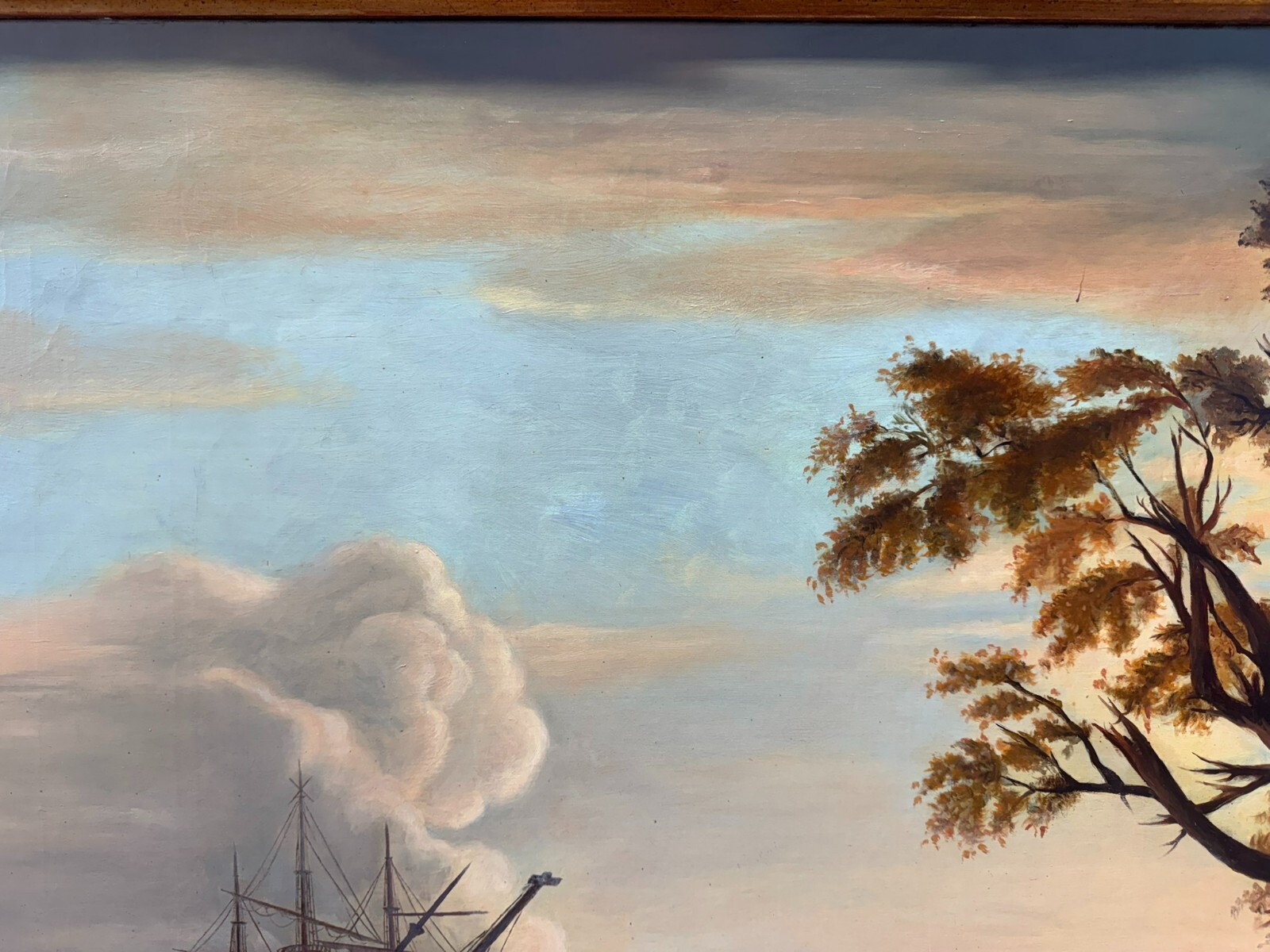 ANTIKES ÖLGEMÄLDE UM 1840 NACH SALVATOR ROSA LA MARINA BIANCHINI FIRENZE – Bild 11