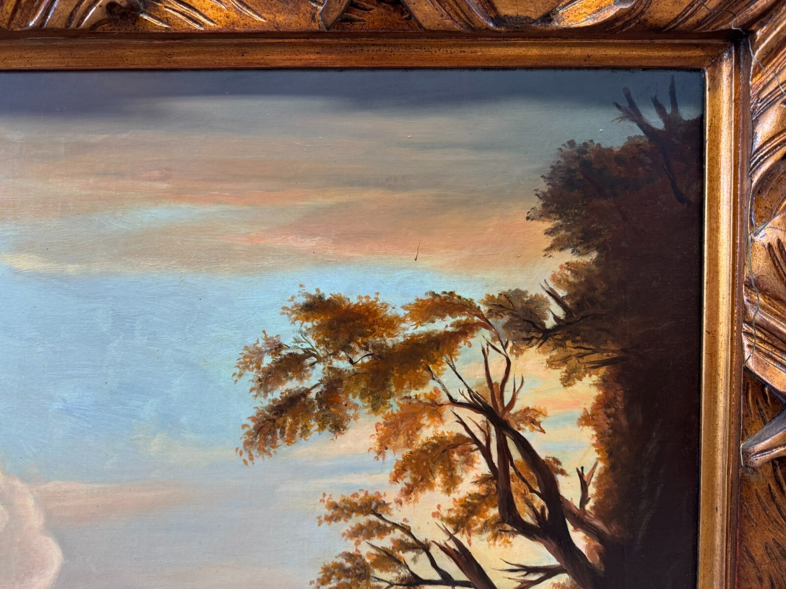 ANTIKES ÖLGEMÄLDE UM 1840 NACH SALVATOR ROSA LA MARINA BIANCHINI FIRENZE – Bild 14