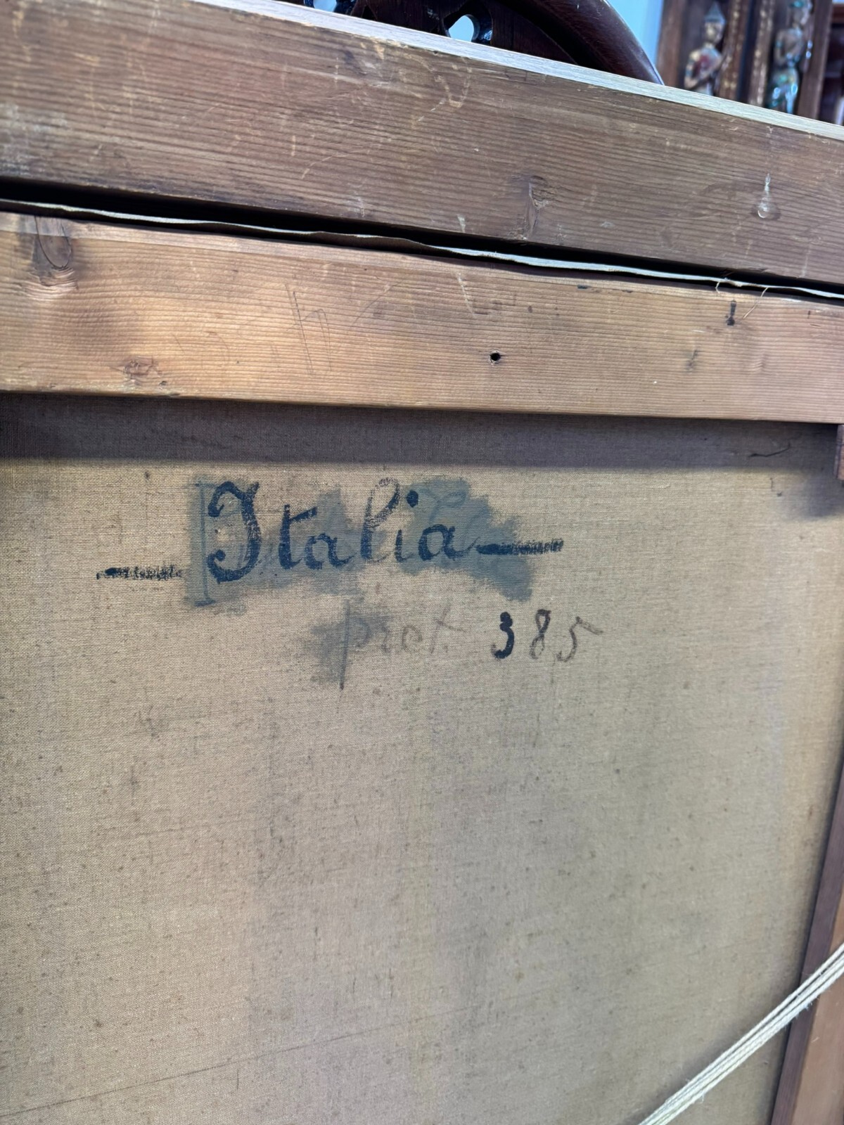ANTIKES ÖLGEMÄLDE UM 1840 NACH SALVATOR ROSA LA MARINA BIANCHINI FIRENZE – Bild 23