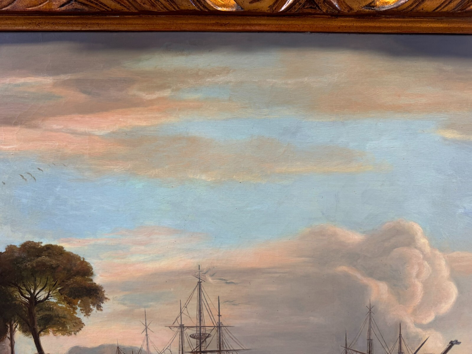 ANTIKES ÖLGEMÄLDE UM 1840 NACH SALVATOR ROSA LA MARINA BIANCHINI FIRENZE – Bild 8