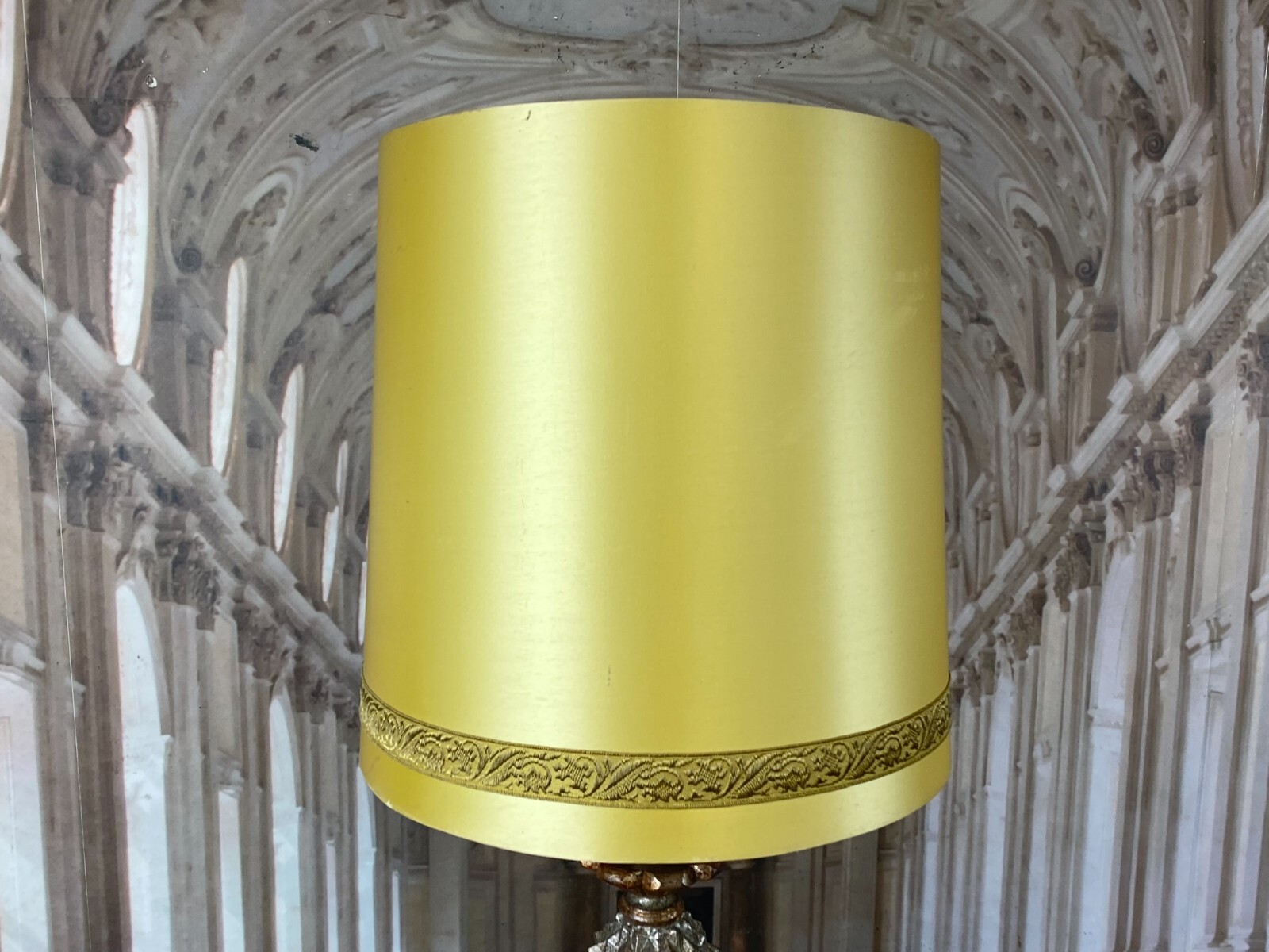 VINTAGE TISCHLAMPE BAROCK STIL HOLZ MASSIV GEFASST – Bild 20