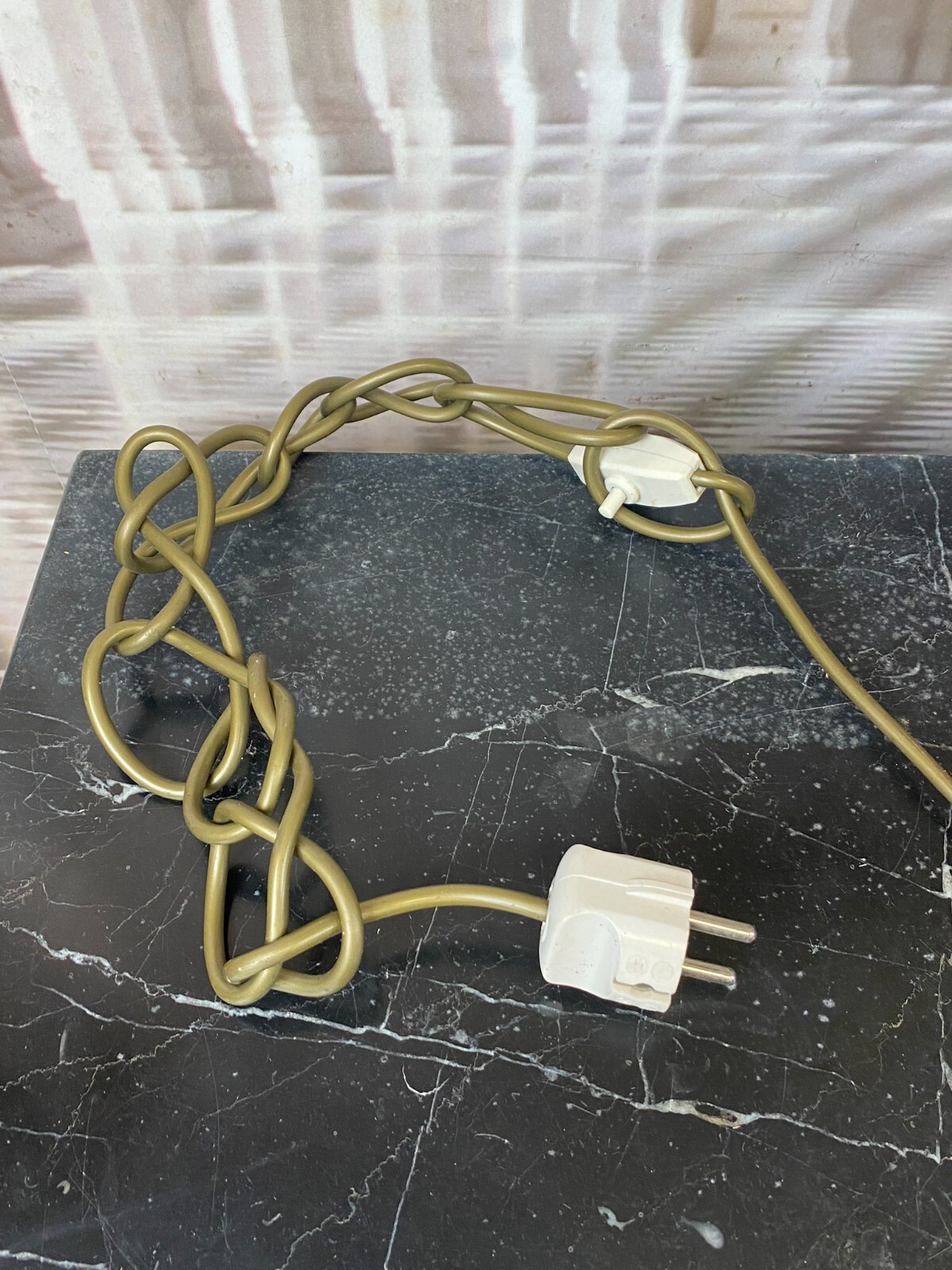 VINTAGE TISCHLAMPE BAROCK STIL HOLZ MASSIV GEFASST – Bild 6