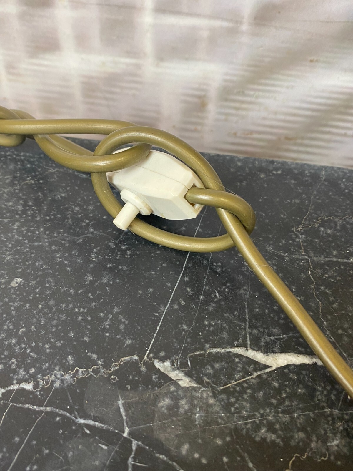 VINTAGE TISCHLAMPE BAROCK STIL HOLZ MASSIV GEFASST – Bild 9