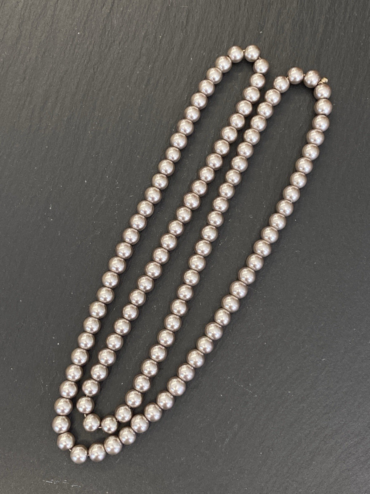 HALSKETTE PERLENKETTE KETTE PERLE PERLEN KUNSTPERLEN 0,8cm – Bild 11