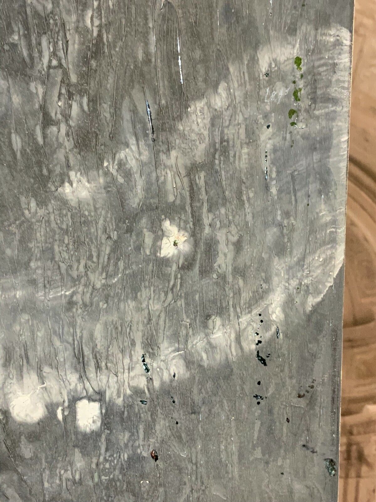 ABSTRAKTES ACRYLGEMÄLDE GEMÄLDE GROSSFORMAT 80x100cm Waldemar KUFNER (1940-2016) – Bild 7