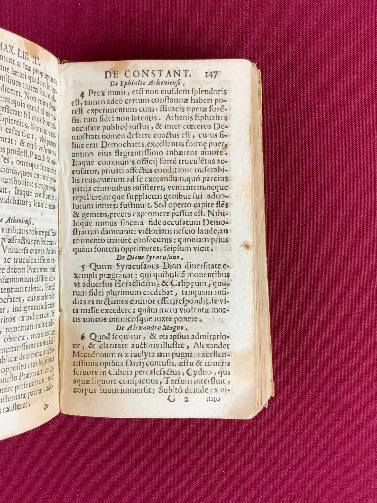 Antikes Buch von 1678 auf Latein Valerii Maximi – Bild 18