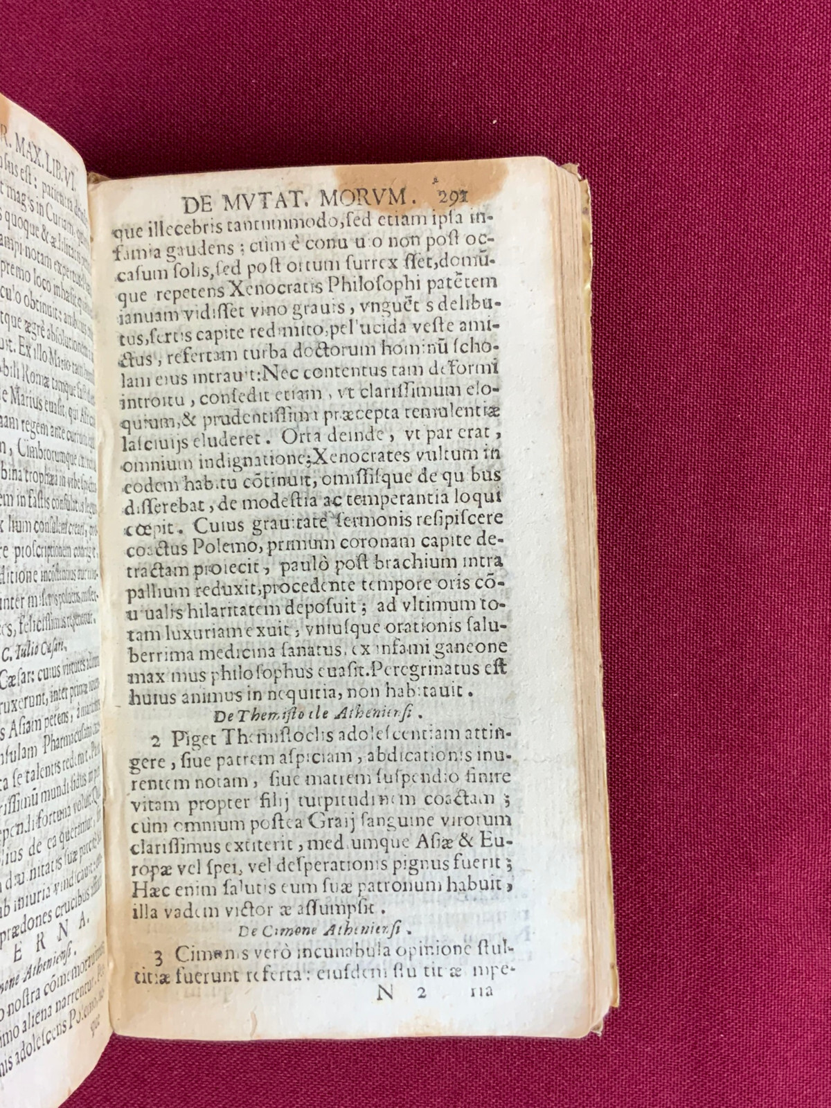 Antikes Buch von 1678 auf Latein Valerii Maximi – Bild 20