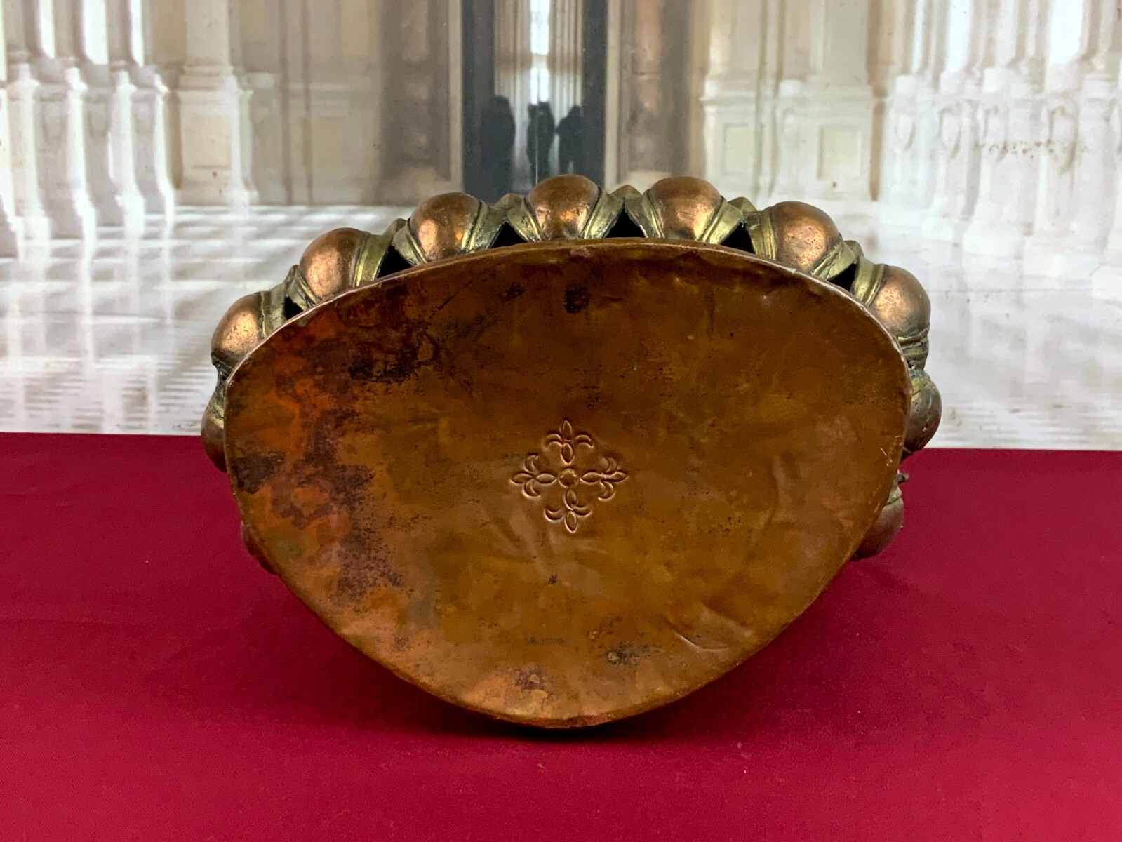 ANTIKE FIGUR BODHISATTVA MESSING UND KUPFER TIBET / CHINA 44cm HOCH – Bild 21