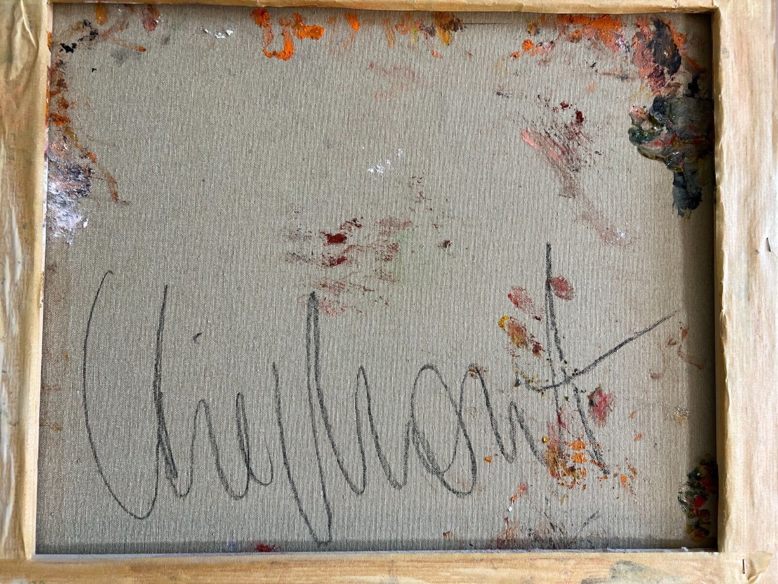 ACRYLGEMÄLDE AKT EROTIK "DICKE IN ORANGE" Gabriele STIEGHORST (1953) 120x100cm – Bild 12