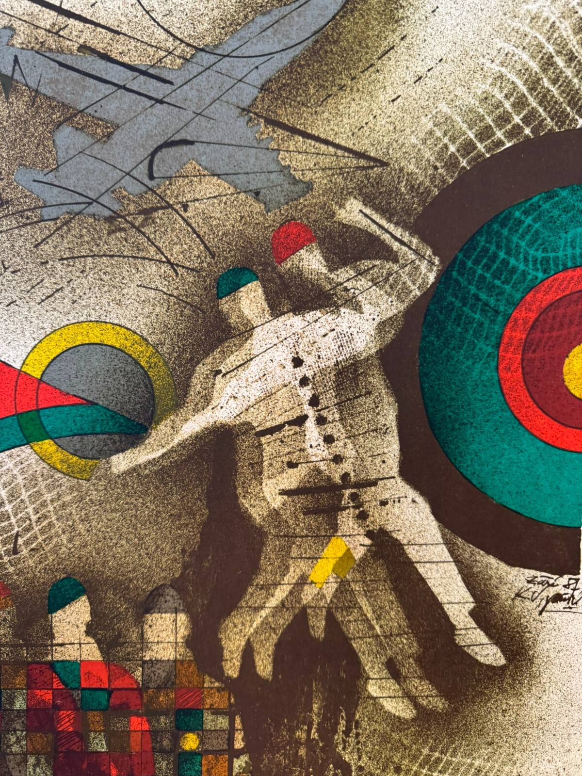 Karel VYSUSIL (1926-2014) SIGNIERTE LITHOGRAFIE DIE BEDROHUNG 28/30 – Bild 8