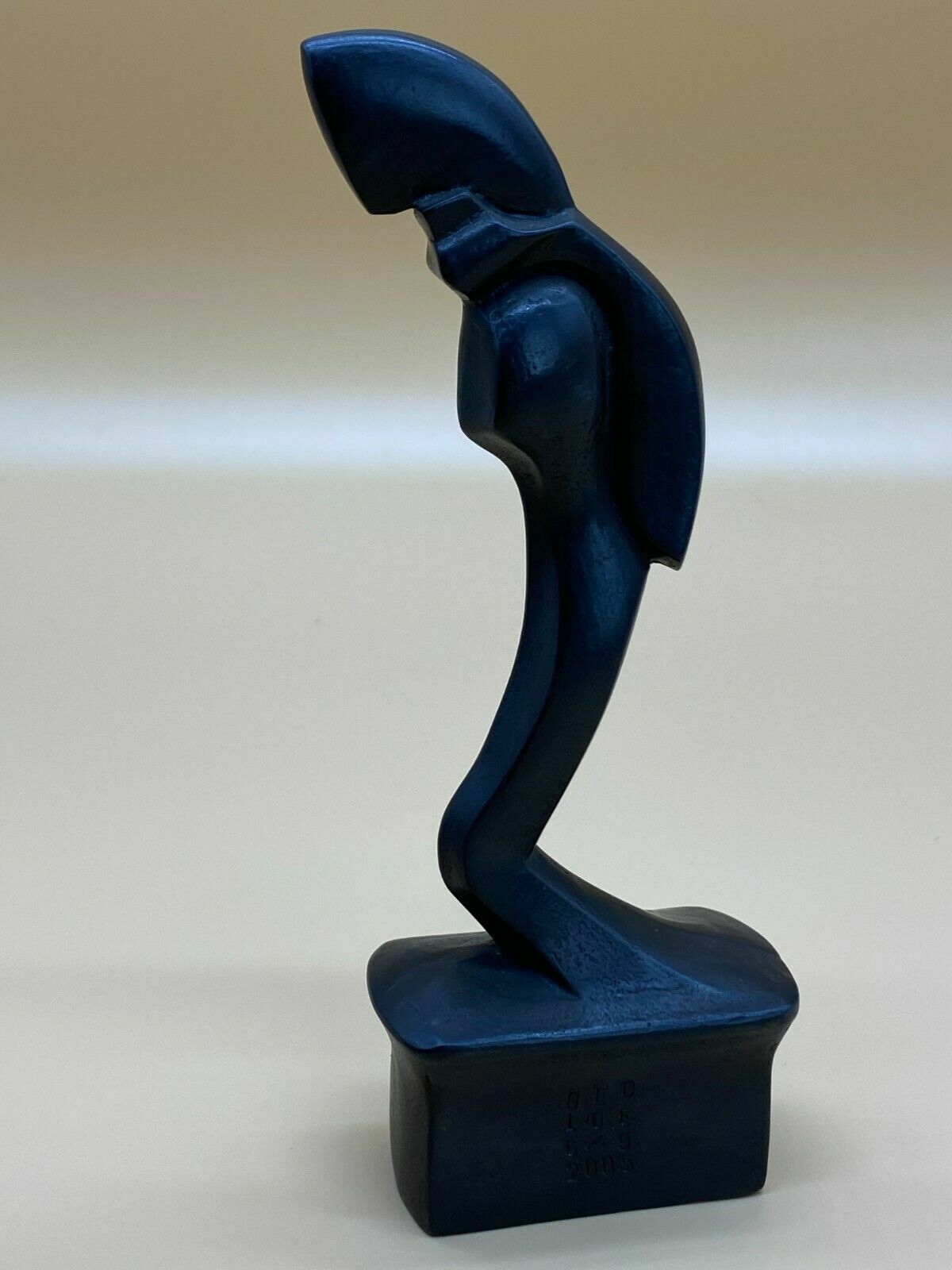SKULPTUR ABSTRAKT BRONZE FIGUR VON 2005 LIMITIERT 6/9 Georg LOEWIT (1959) – Bild 4