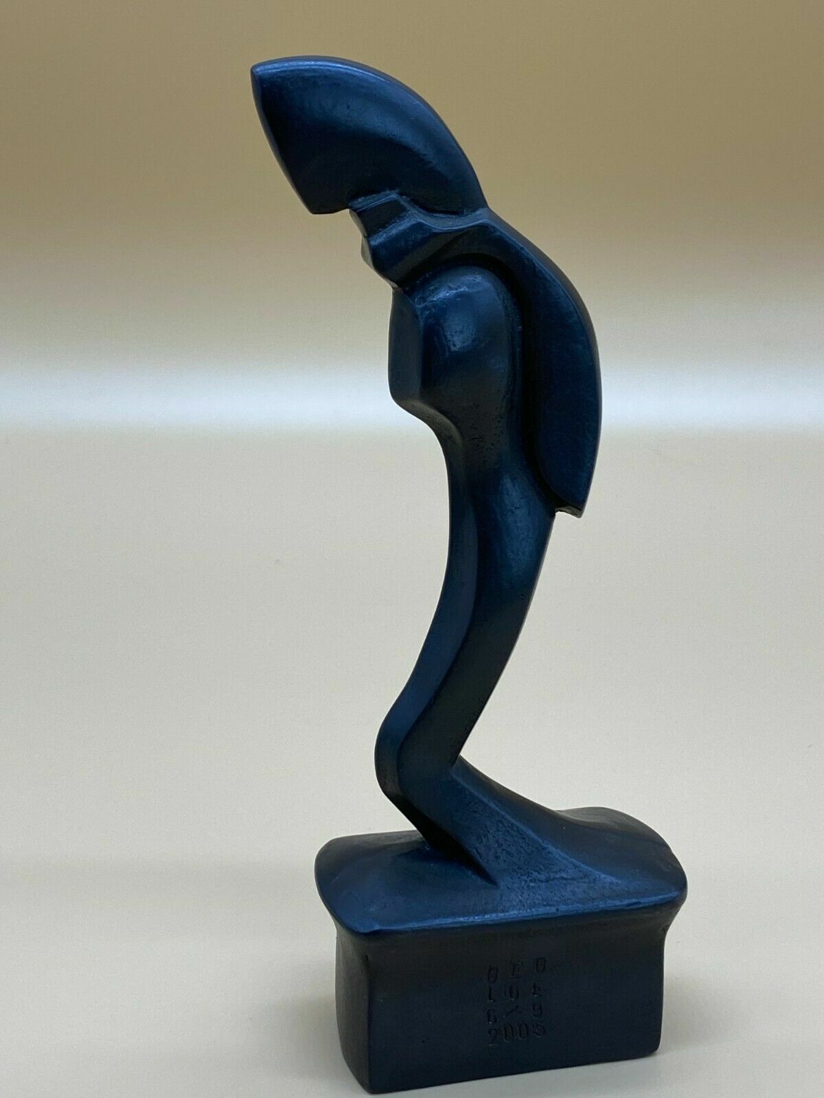 SKULPTUR ABSTRAKT BRONZE FIGUR VON 2005 LIMITIERT 6/9 Georg LOEWIT (1959) – Bild 5