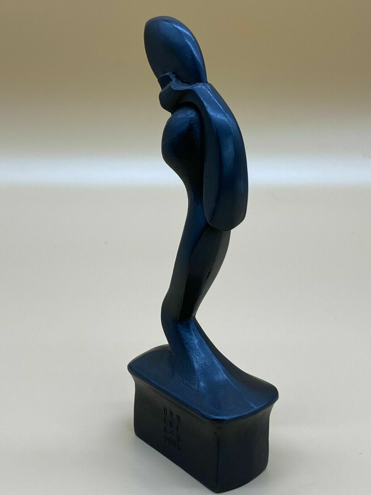 SKULPTUR ABSTRAKT BRONZE FIGUR VON 2005 LIMITIERT 6/9 Georg LOEWIT (1959) – Bild 6