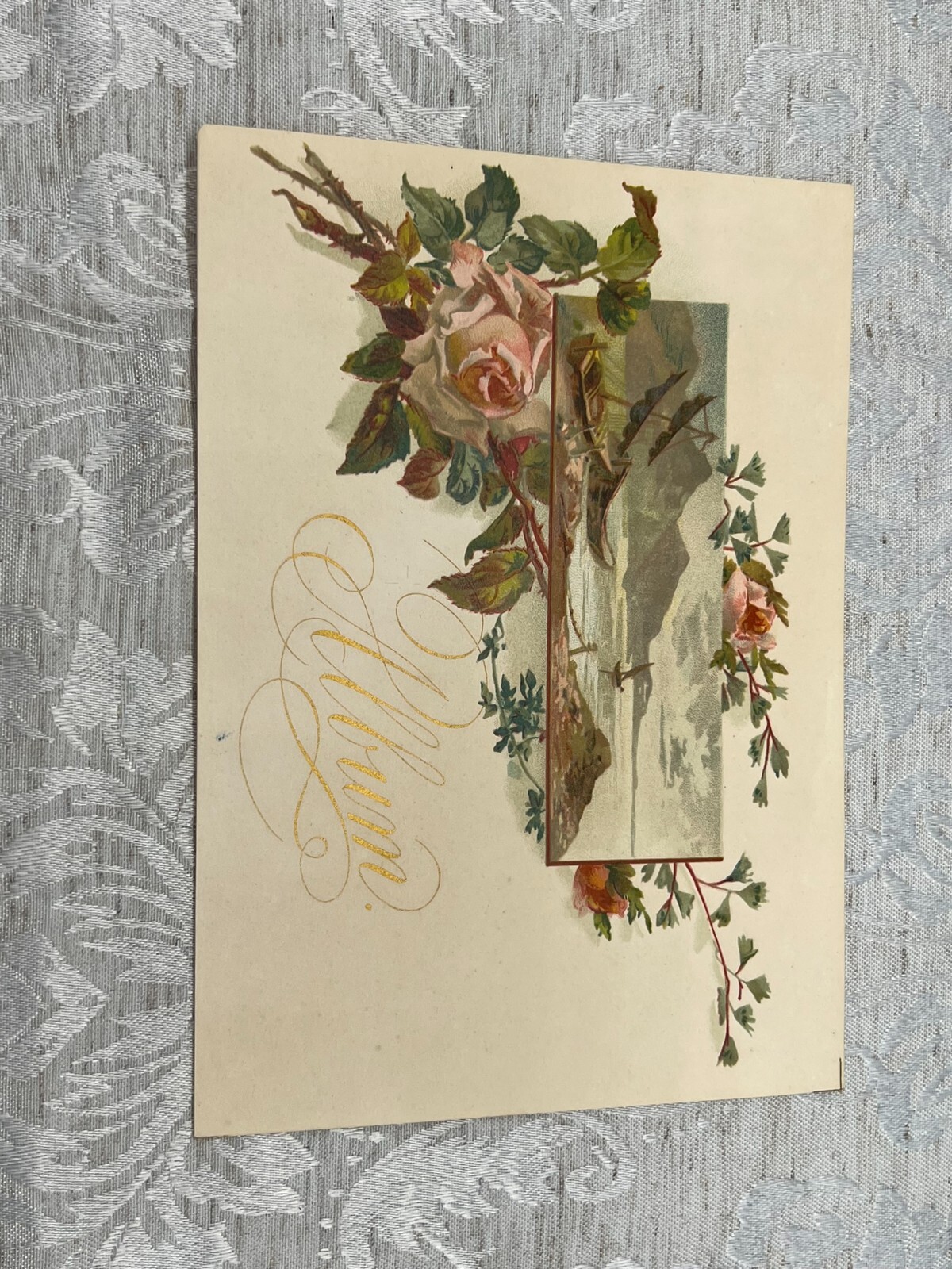 Konvolut Poesieblätter aus der Zeit um 1900 Jugendstil 48 Blätter – Bild 21