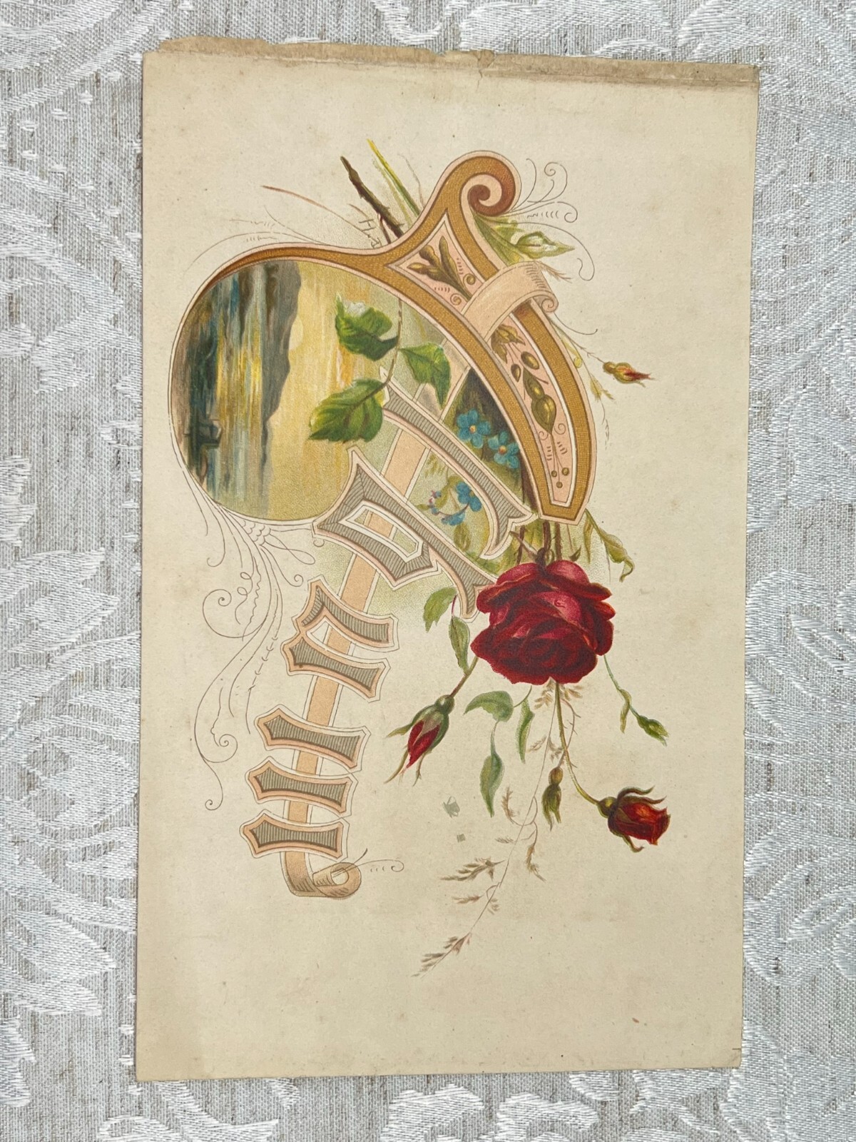 Konvolut Poesieblätter aus der Zeit um 1900 Jugendstil 48 Blätter – Bild 5