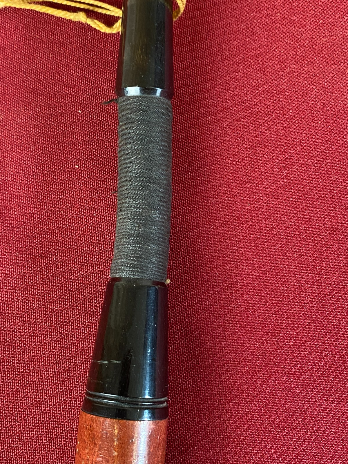 ANTIKE PFEIFE PORZELLAN HANDBEMALT PORZELLANPFEIFE ZUR HOCHZEIT 77cm – Bild 17