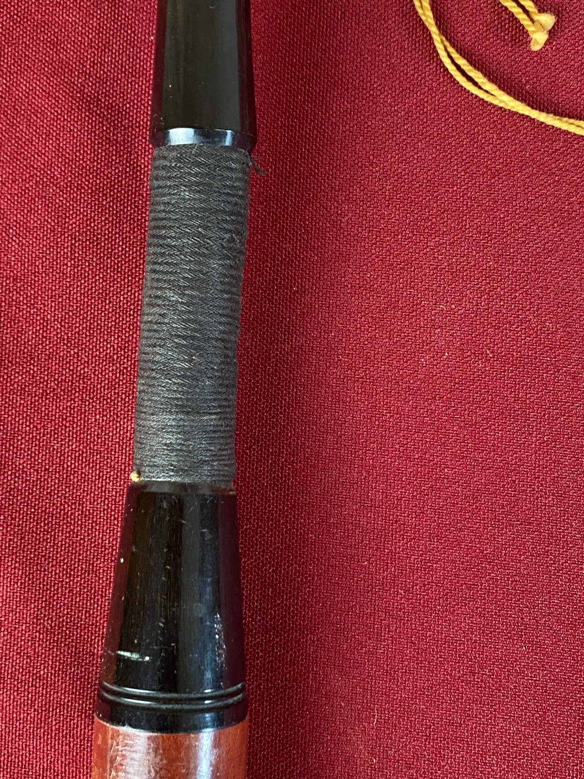 ANTIKE PFEIFE PORZELLAN HANDBEMALT PORZELLANPFEIFE ZUR HOCHZEIT 77cm – Bild 19