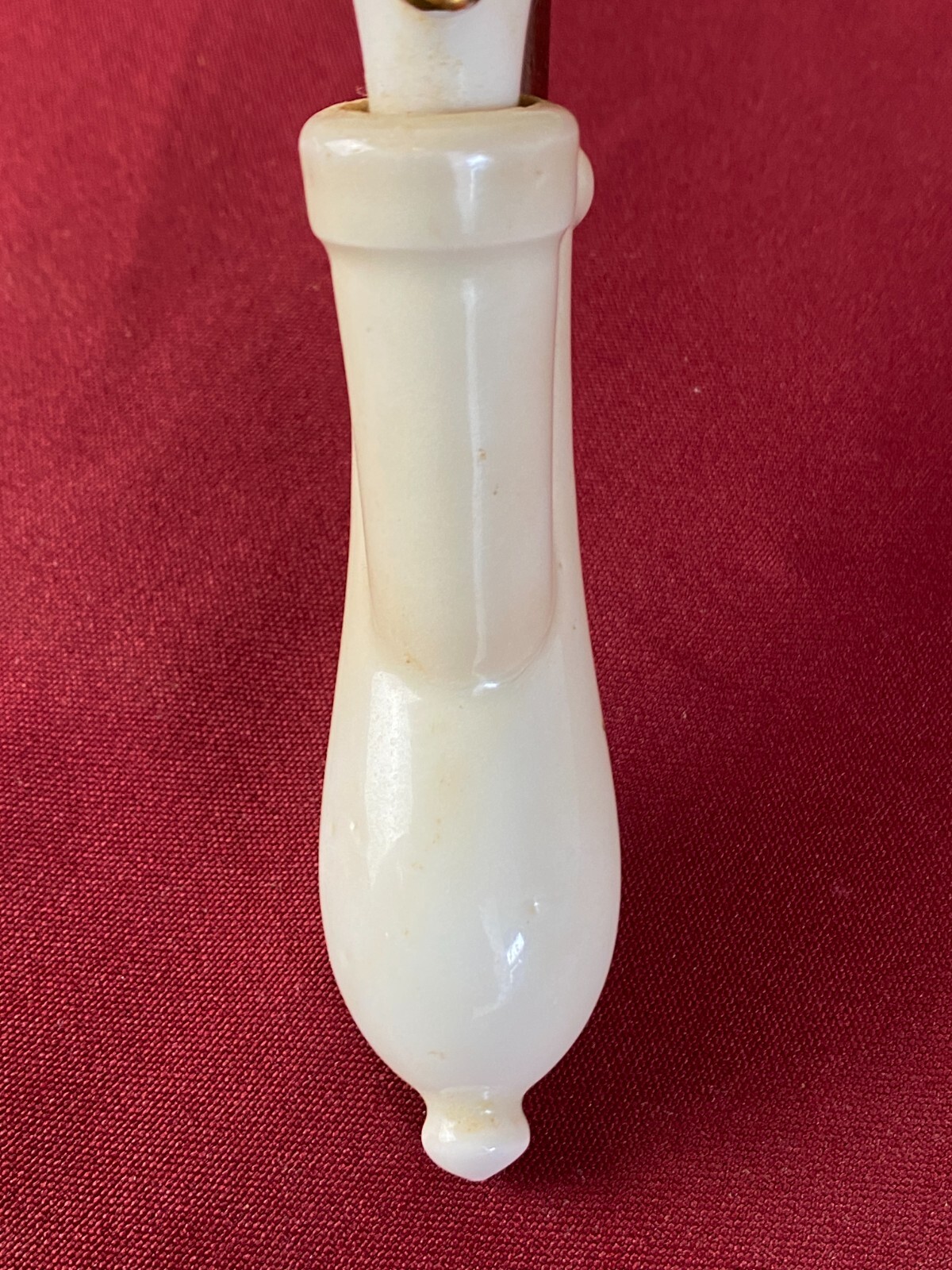 ANTIKE PFEIFE PORZELLAN HANDBEMALT PORZELLANPFEIFE ZUR HOCHZEIT 77cm – Bild 8