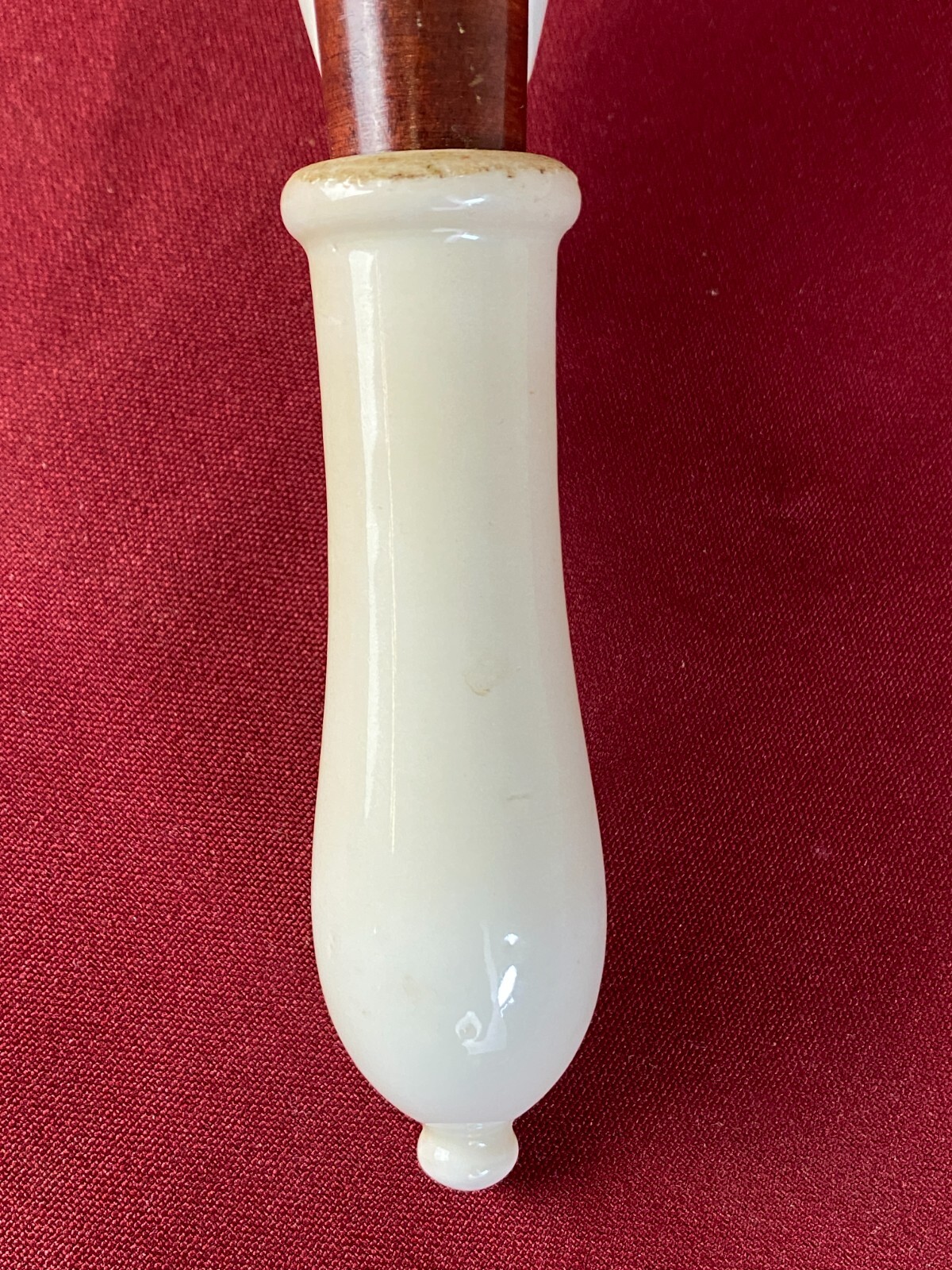 ANTIKE PFEIFE PORZELLAN HANDBEMALT PORZELLANPFEIFE ZUR HOCHZEIT 77cm – Bild 10