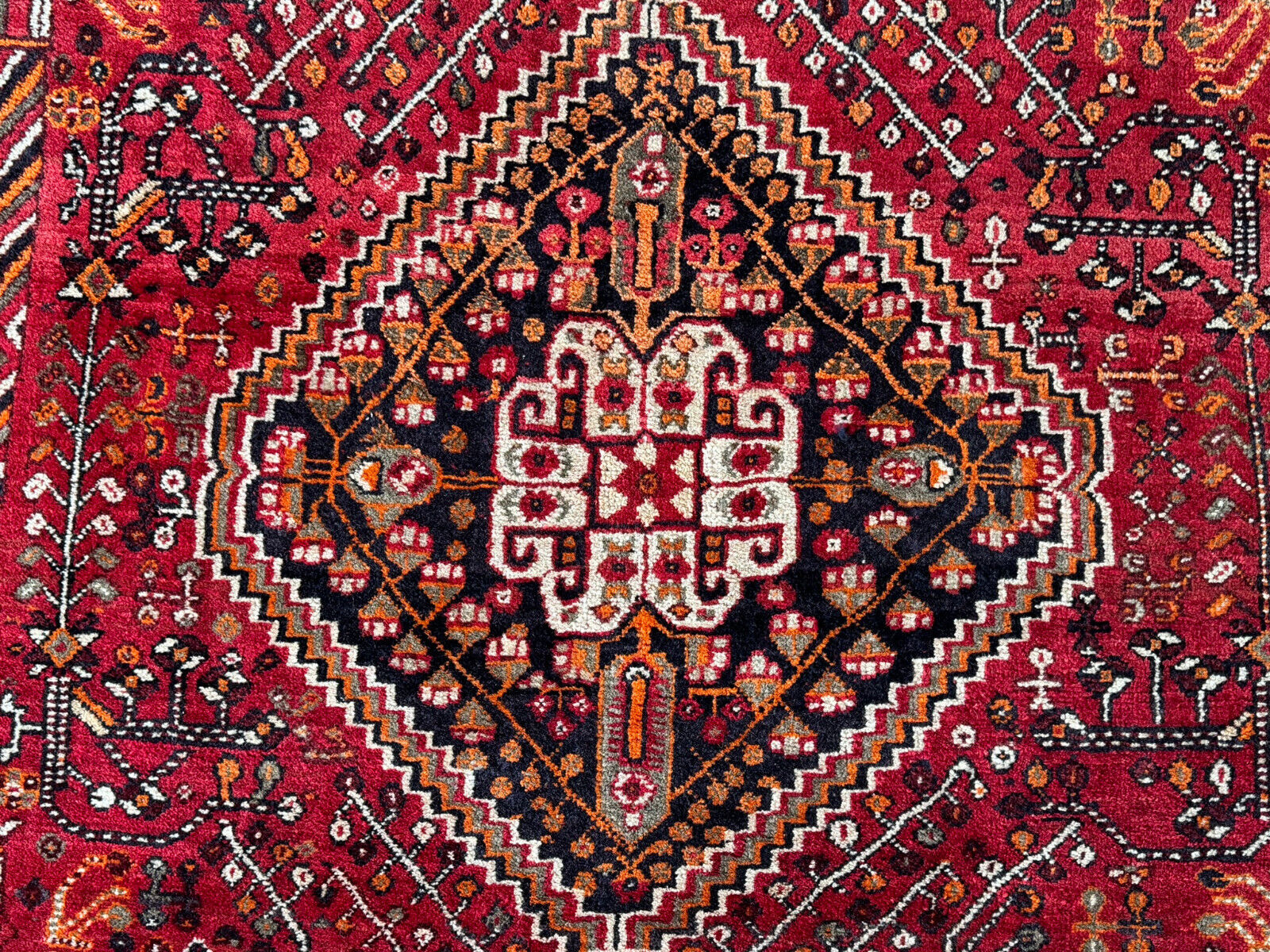 ALTER ORIENTTEPPICH TEPPICH AUS WOLLE HANDGEKNÜPFT 245x158cm – Bild 13