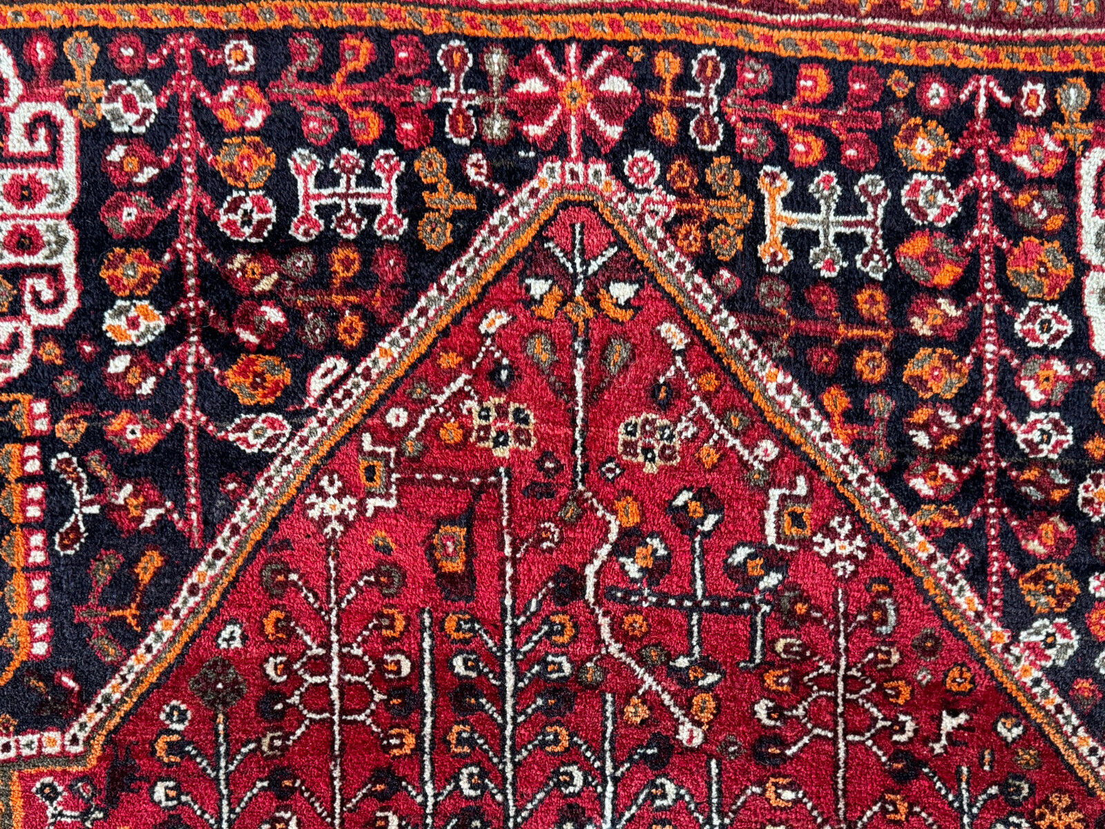 ALTER ORIENTTEPPICH TEPPICH AUS WOLLE HANDGEKNÜPFT 245x158cm – Bild 17