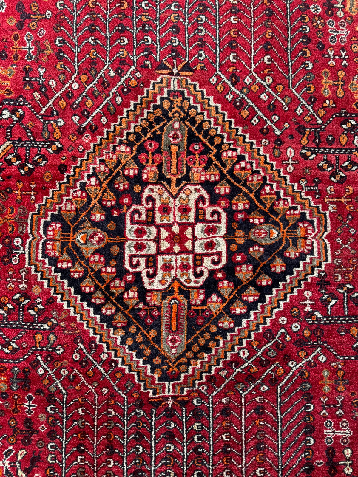 ALTER ORIENTTEPPICH TEPPICH AUS WOLLE HANDGEKNÜPFT 245x158cm – Bild 3