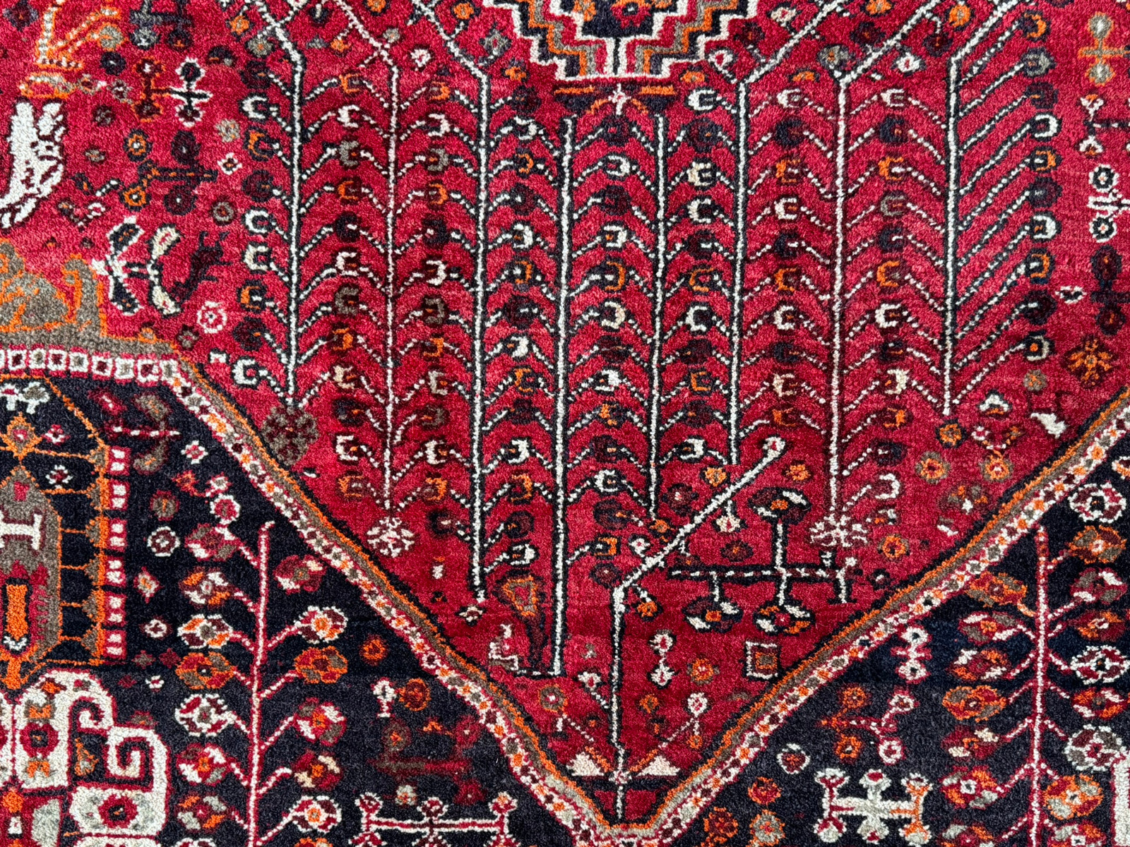 ALTER ORIENTTEPPICH TEPPICH AUS WOLLE HANDGEKNÜPFT 245x158cm – Bild 9