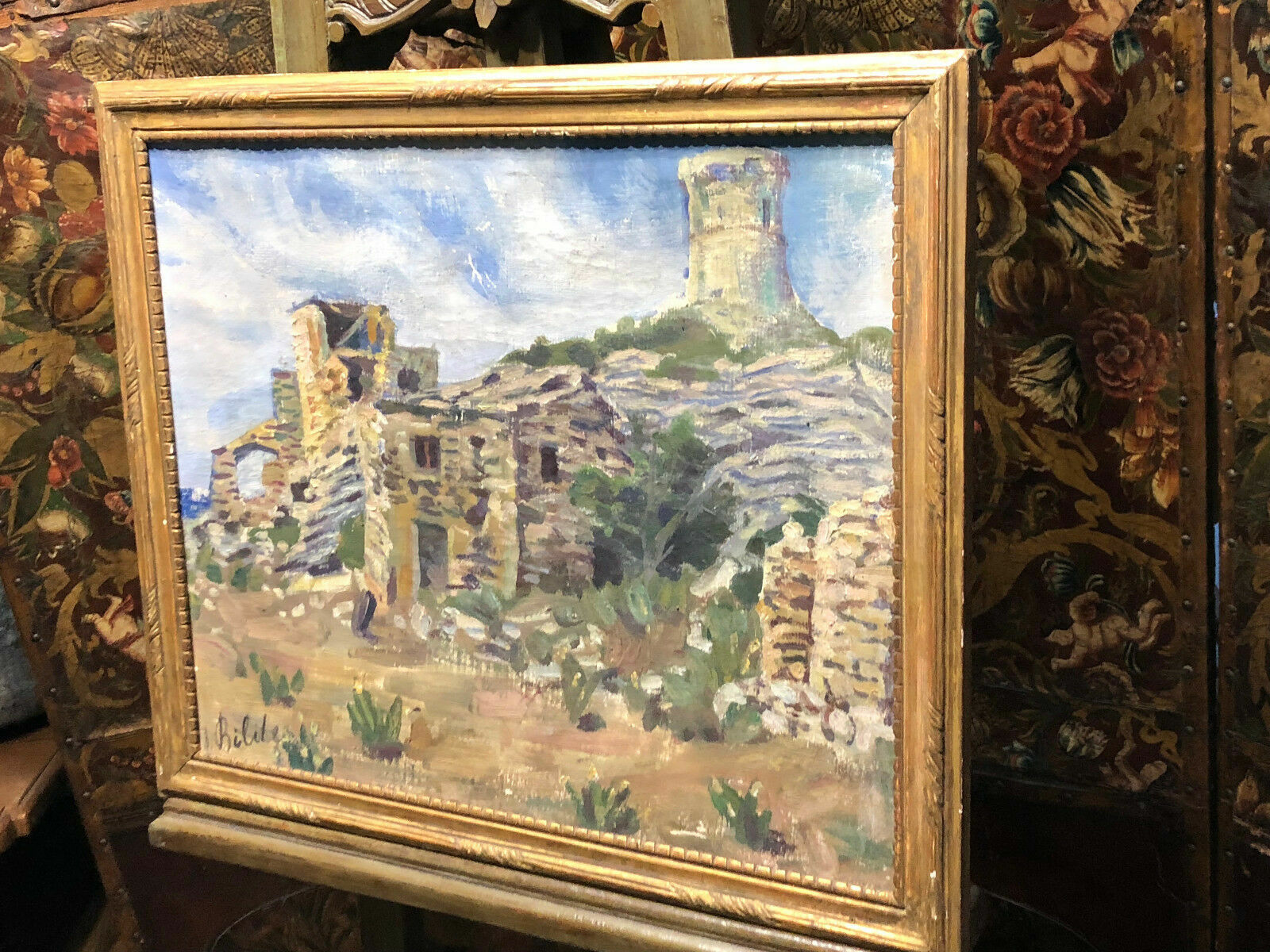 ÖLGEMÄLDE IMPRESSIONISTISCHE LANDSCHAFT GEMÄLDE VON Jacob BILITE (1877-?) – Bild 8