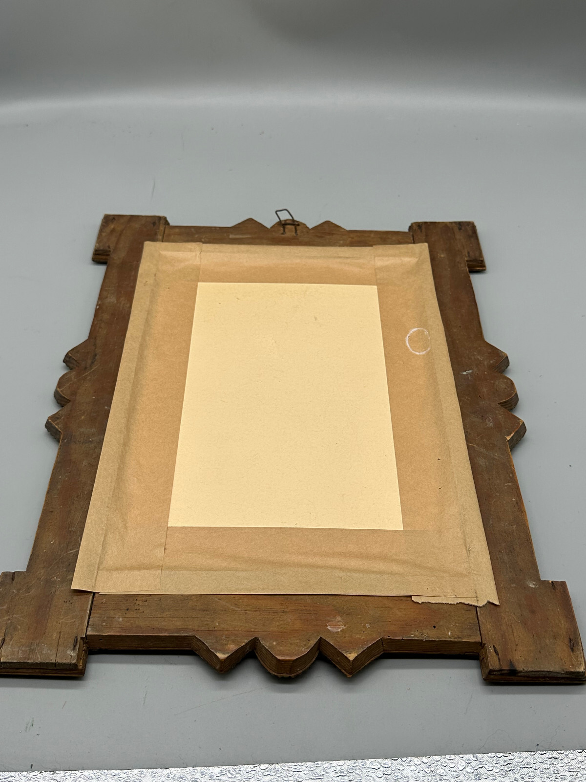 ANTIKER RAHMEN VON 1920 HANDGESCHNITZT MIT VOTIVBILDERN – Bild 8