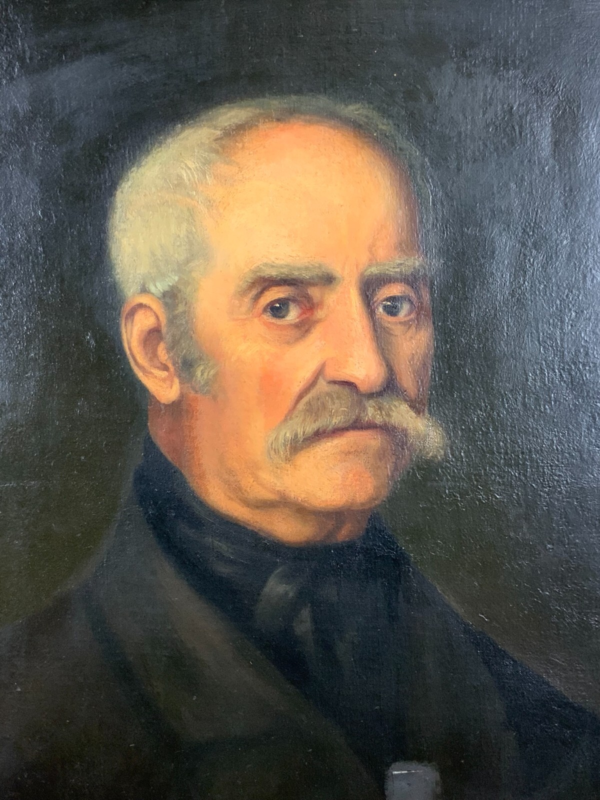 ANTIKES BIEDERMEIER ÖLGEMÄLDE 19 TES JHDT GEMÄLDE PORTRAIT EINES HERREN