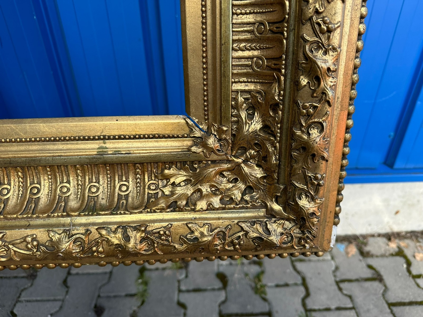 SEHR GROSSER BILDERRAHMEN RAHMEN FÜR GEMÄLDE 144x105x7cm FALZ 117,5x77,5cm – Bild 4